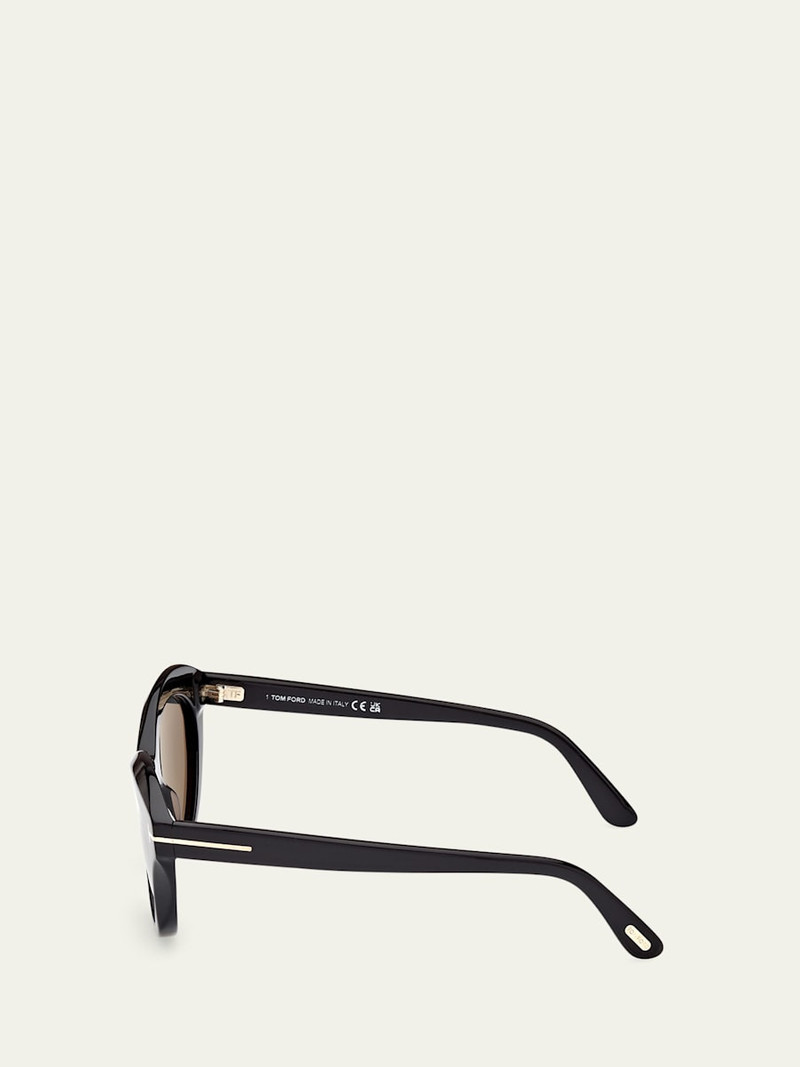 Toni Acetate Oval Sunglasses 3