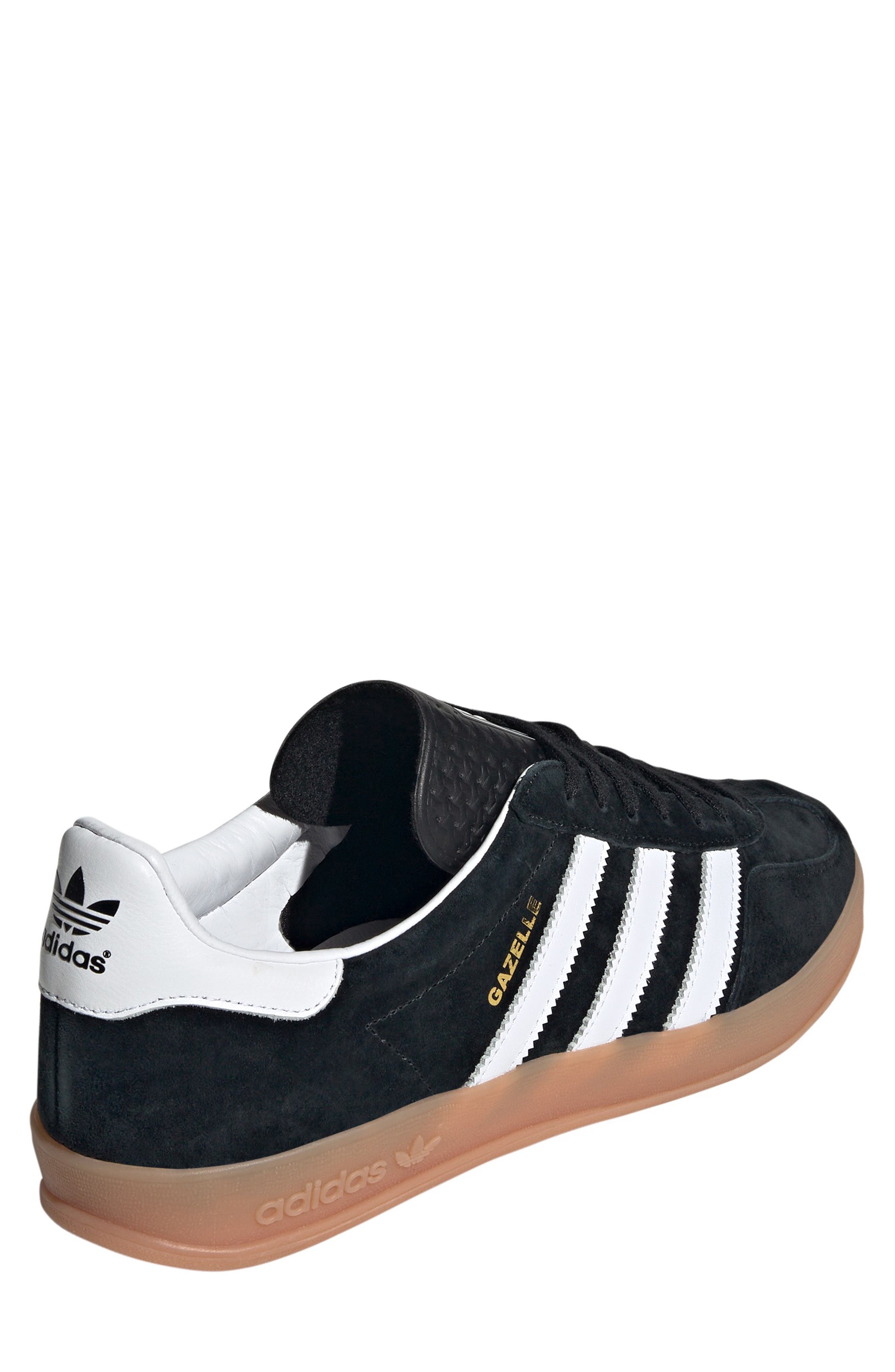 adidas Gazelle Indoor Sneaker in Cblack/ftw at Nordstrom - 2