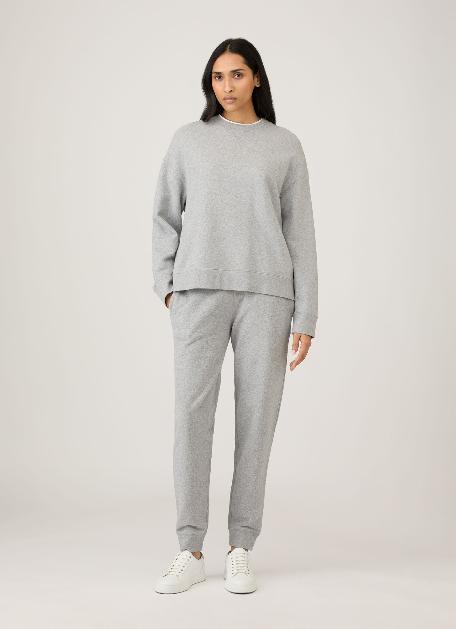 Relaxed Loopback Sweatshirt - 2