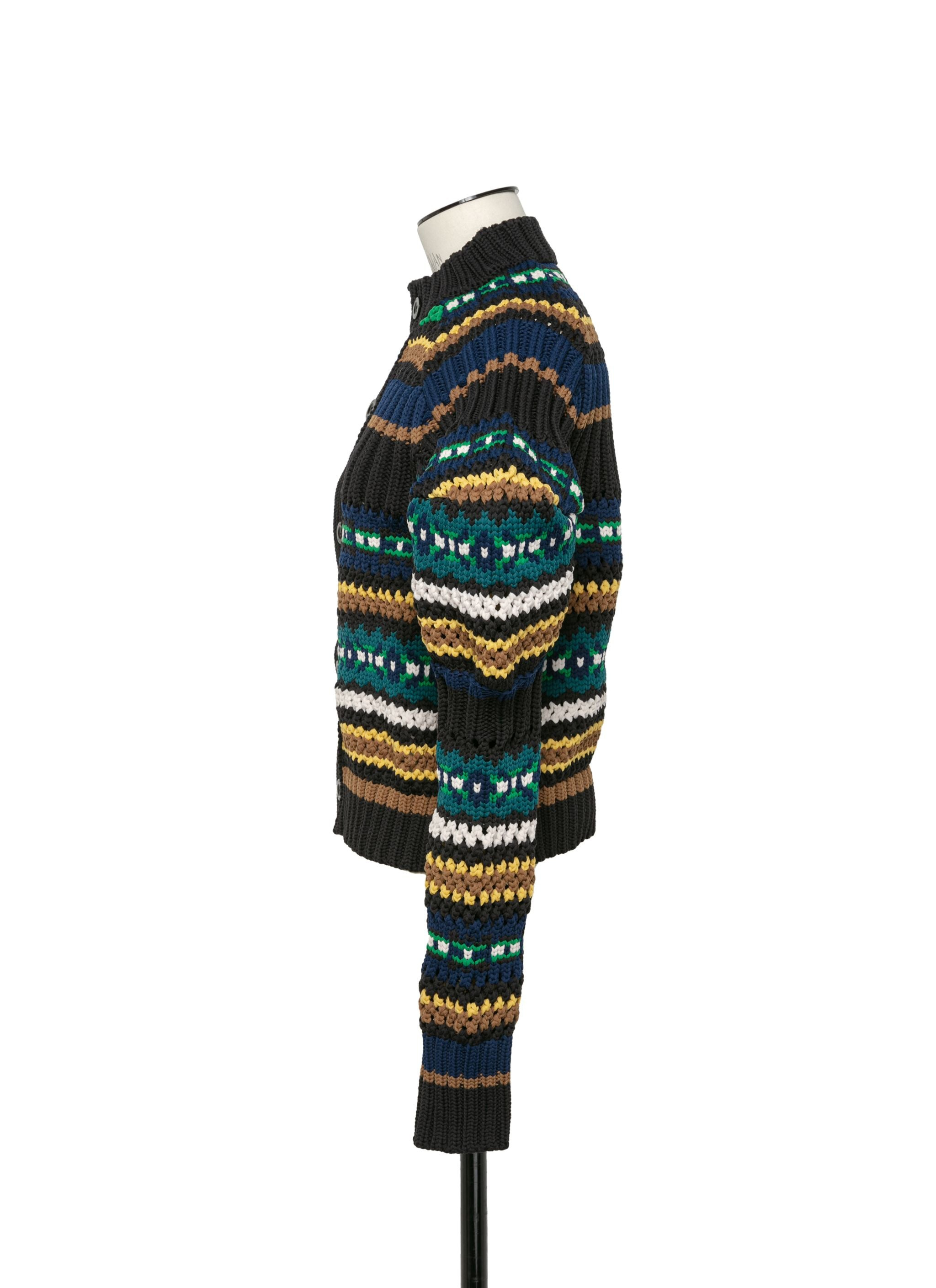 Mesh Knit Cardigan - 2
