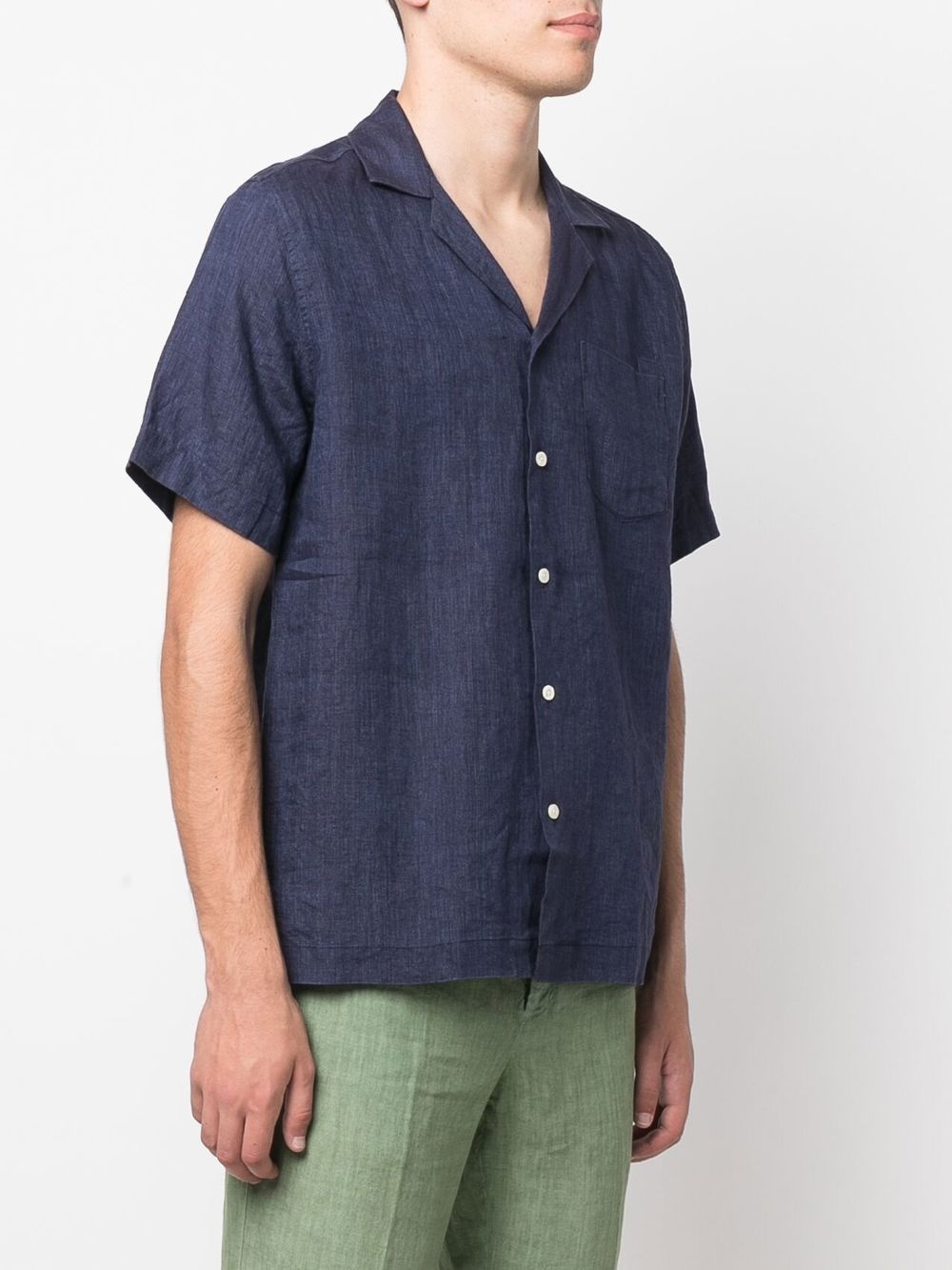Angelo short-sleeve linen shirt - 3