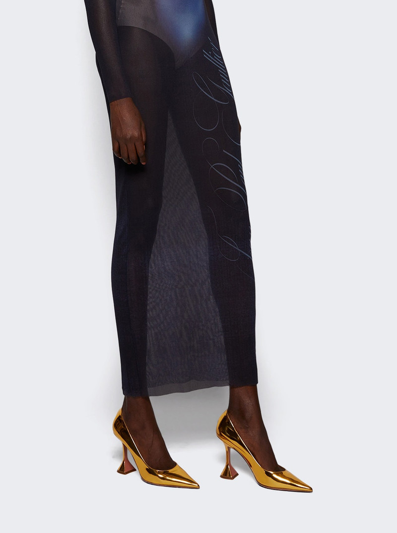 Amina Muaddi Ami Pumps Mirror Gold outlook