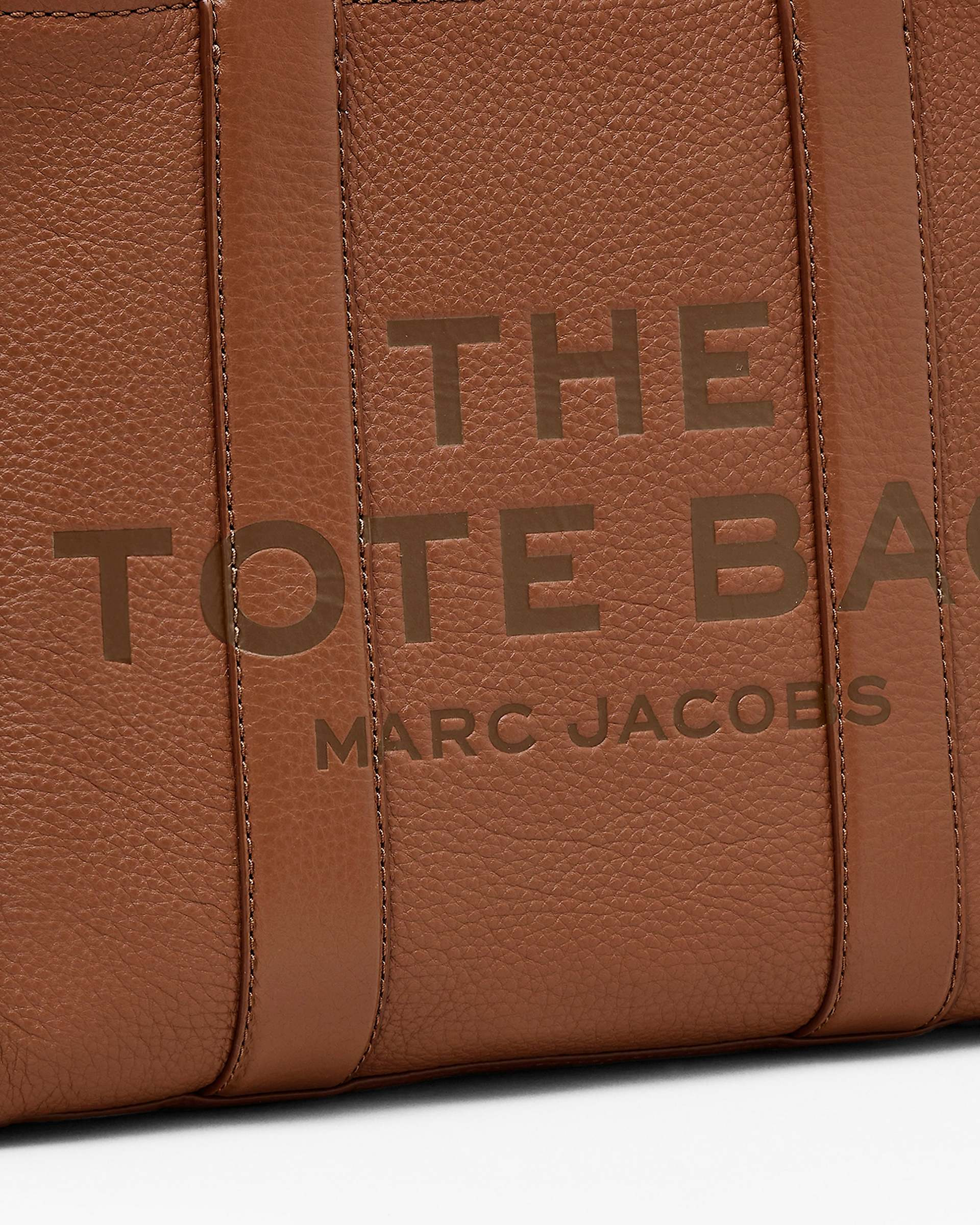 THE LEATHER SMALL TOTE BAG - 5