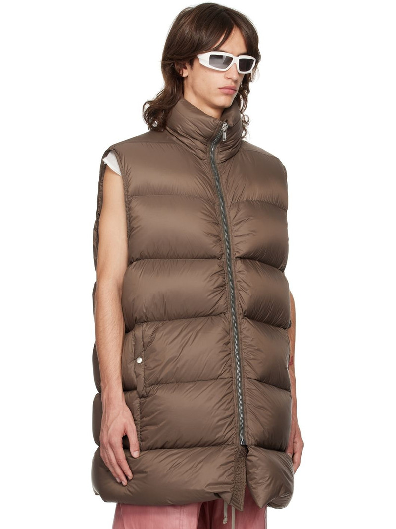 Rick Owens Brown Porterville Flight Down Vest outlook