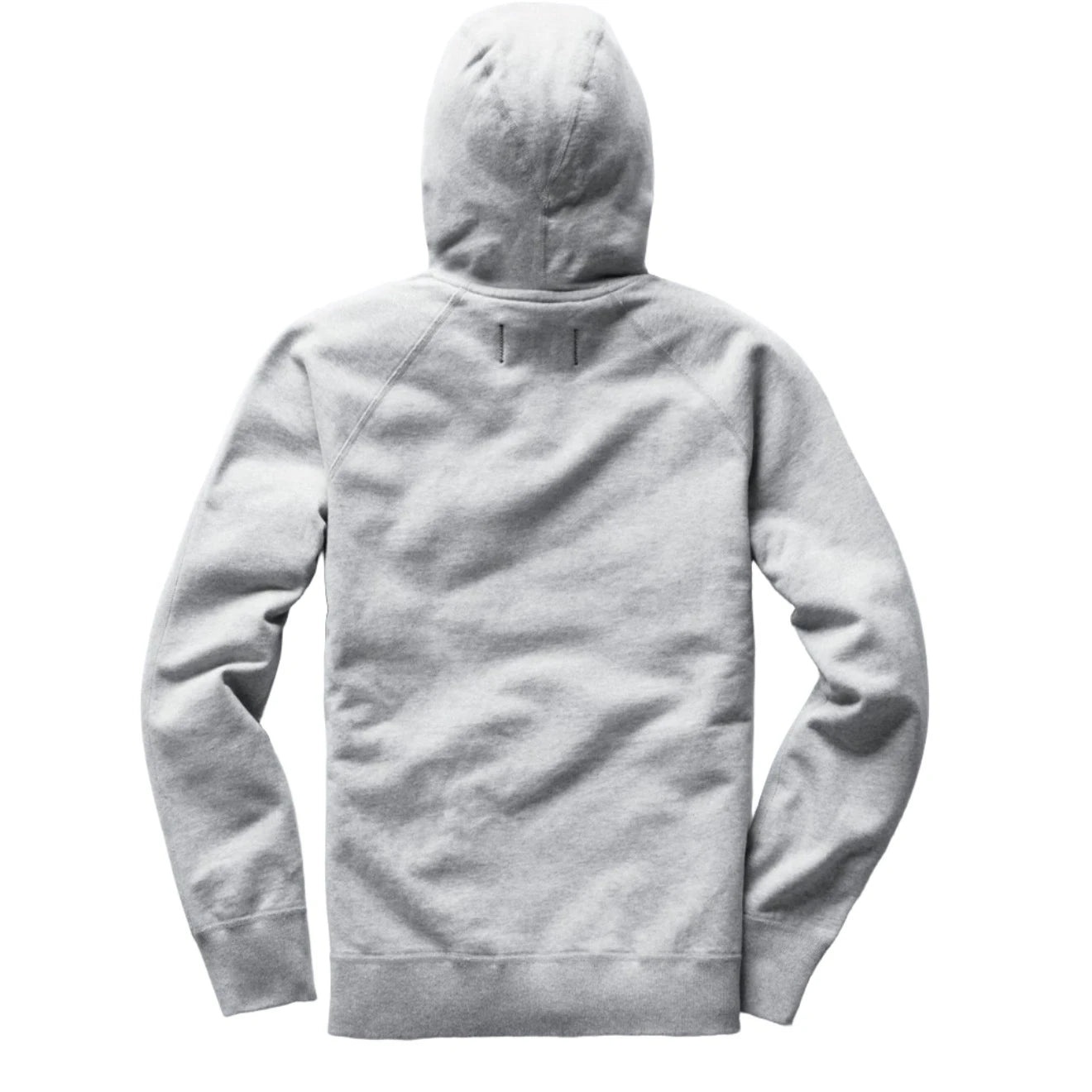 Midweight Terry Full Zip Hoodie Heather Stone - 2