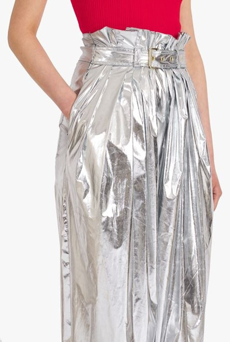 Silvery boyfriend cut pants 6