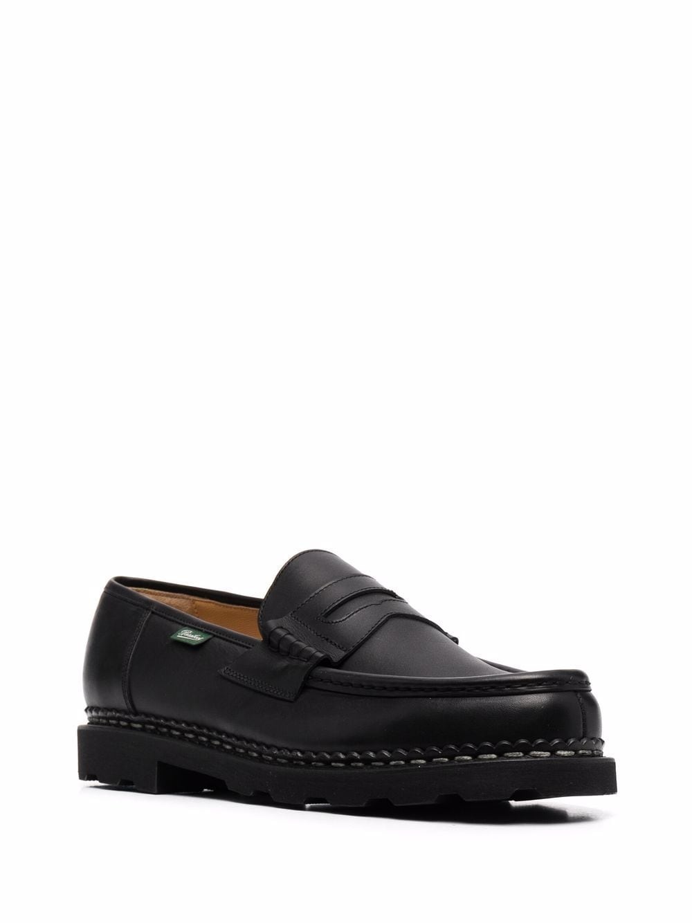 leather penny loafers - 2