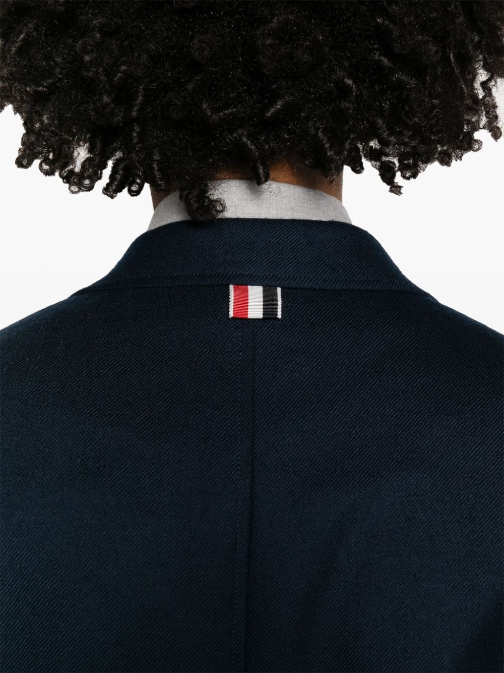 single-breasted wool blazer - 5