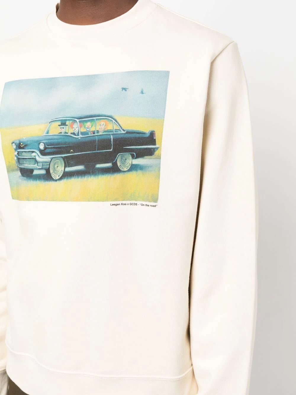 graphic-print crew-neck sweatshirt - 5