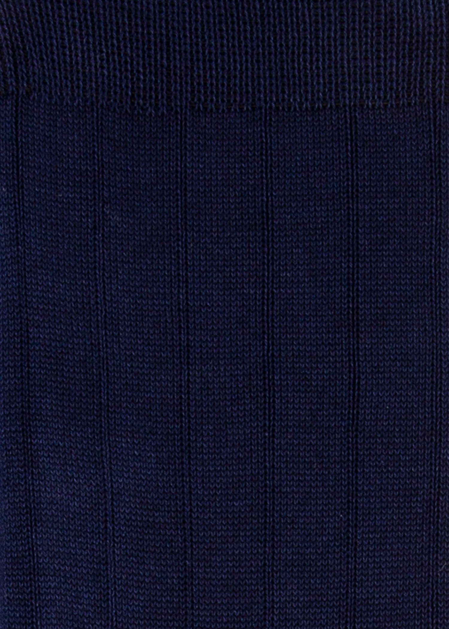 Navy Cotton-Blend Ribbed Socks - 3
