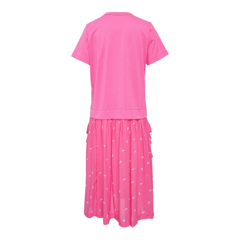 Comme des Garçons GIRL Side Frills Leaf Pattern Dress outlook