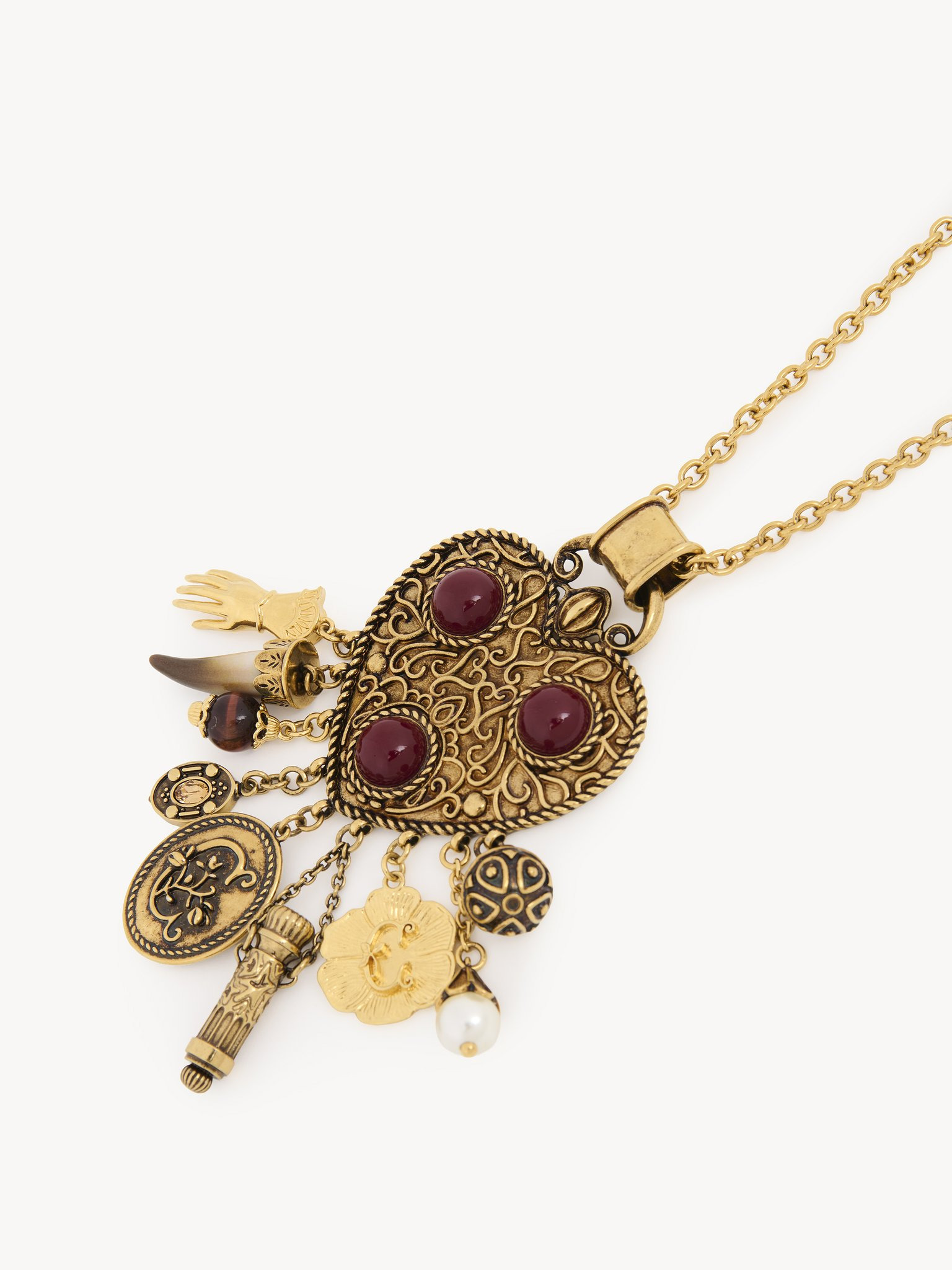 THE CHLOÉ HEARTFULL PENDANT NECKLACE - 3