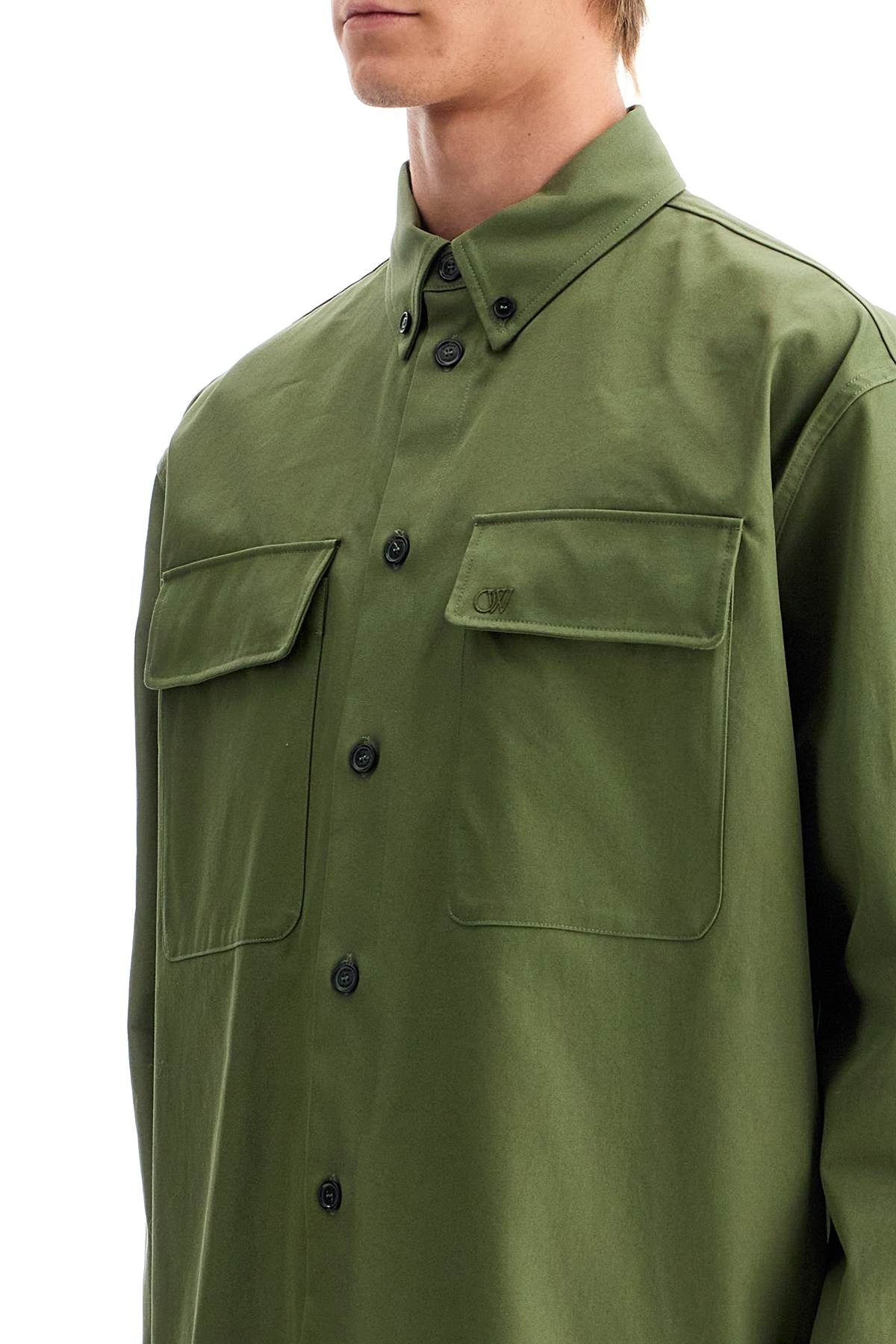 Off White Off-White gabardine oversh - 4