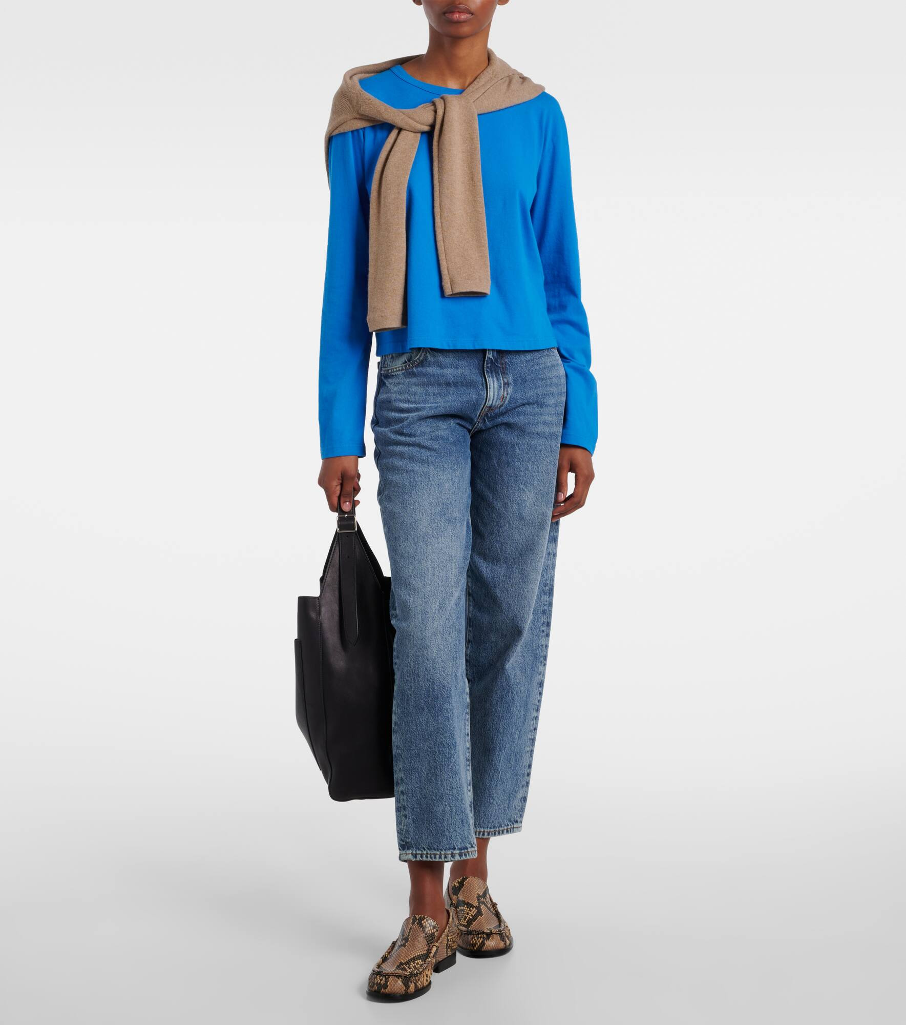 Candle mid-rise barrel-leg jeans - 2