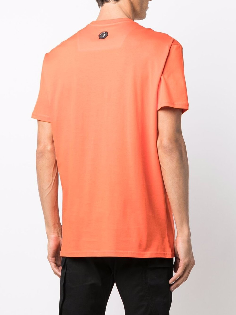 beaded logo-skull T-shirt 5