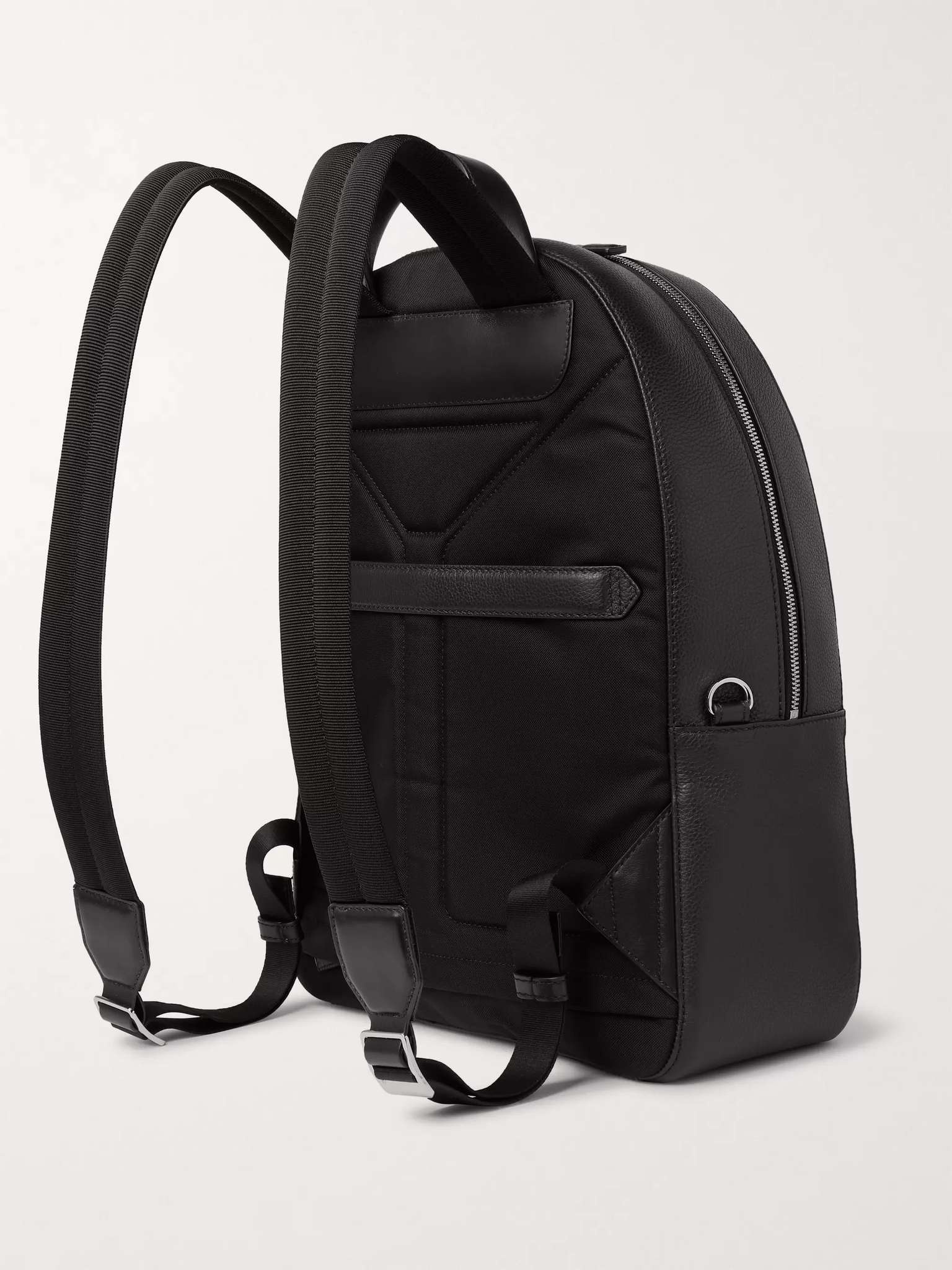 Full-Grain Leather Backpack - 4