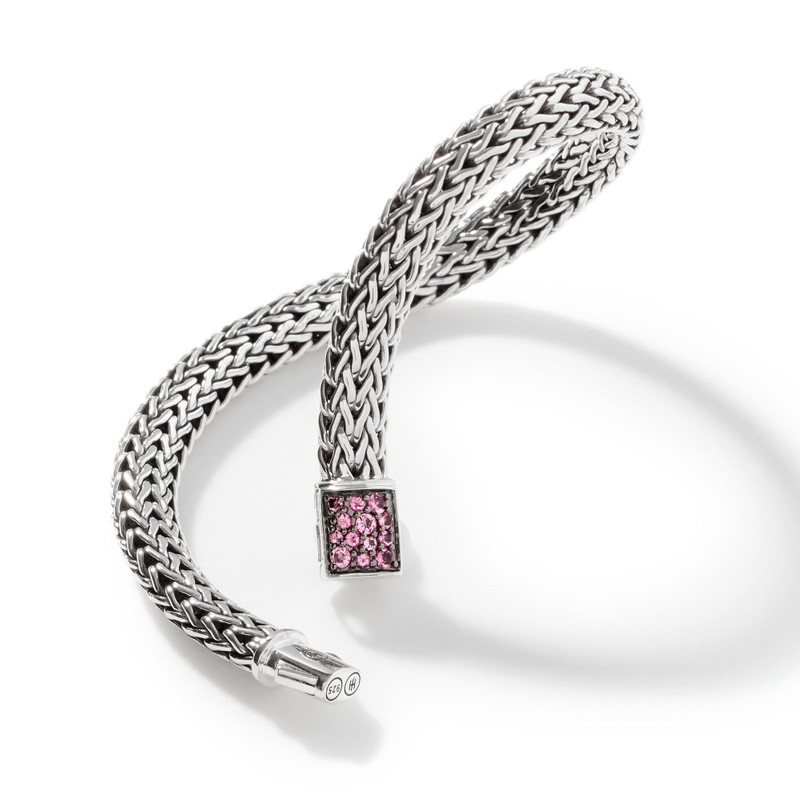 Icon Bracelet, Sterling Silver, Reversible Gemstones, 6.5MM 3