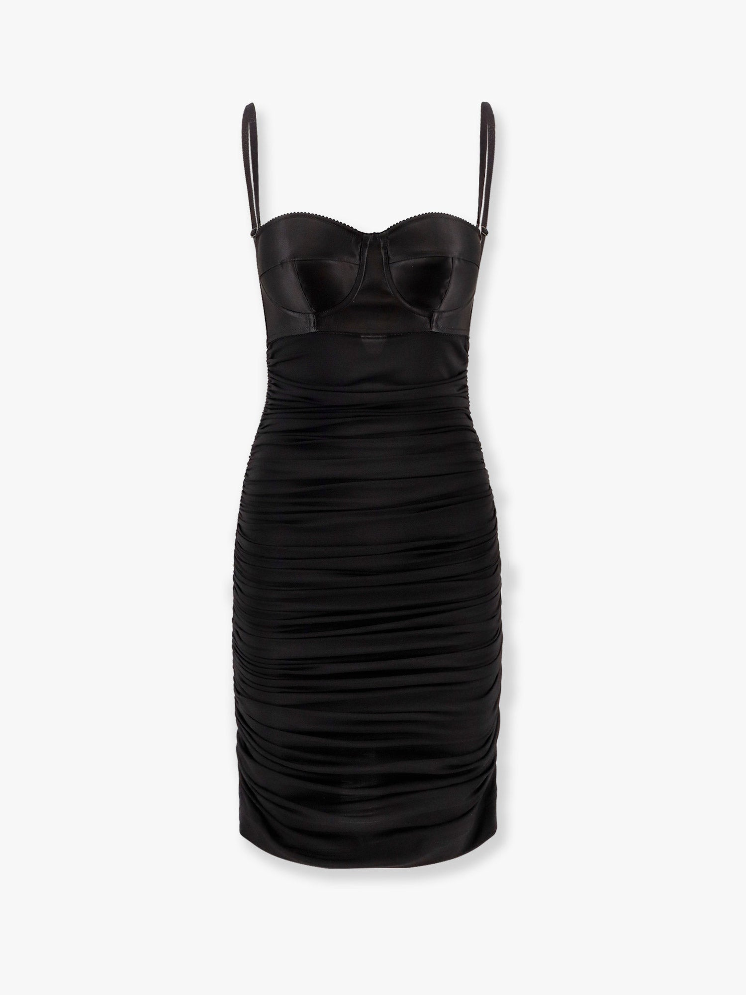 Dolce & Gabbana Viscose Blend Dress With Bra Detail - 1