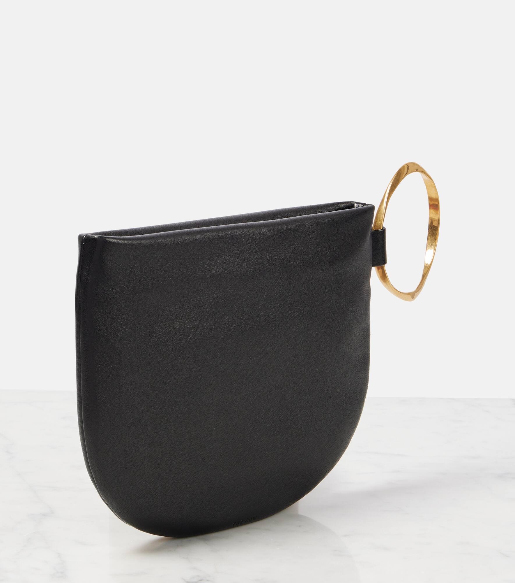 Geo leather clutch - 4
