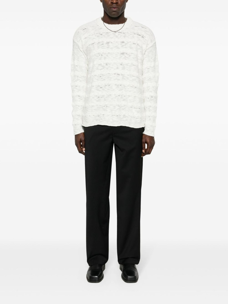 SUNFLOWER Repair crew-neck jumper outlook