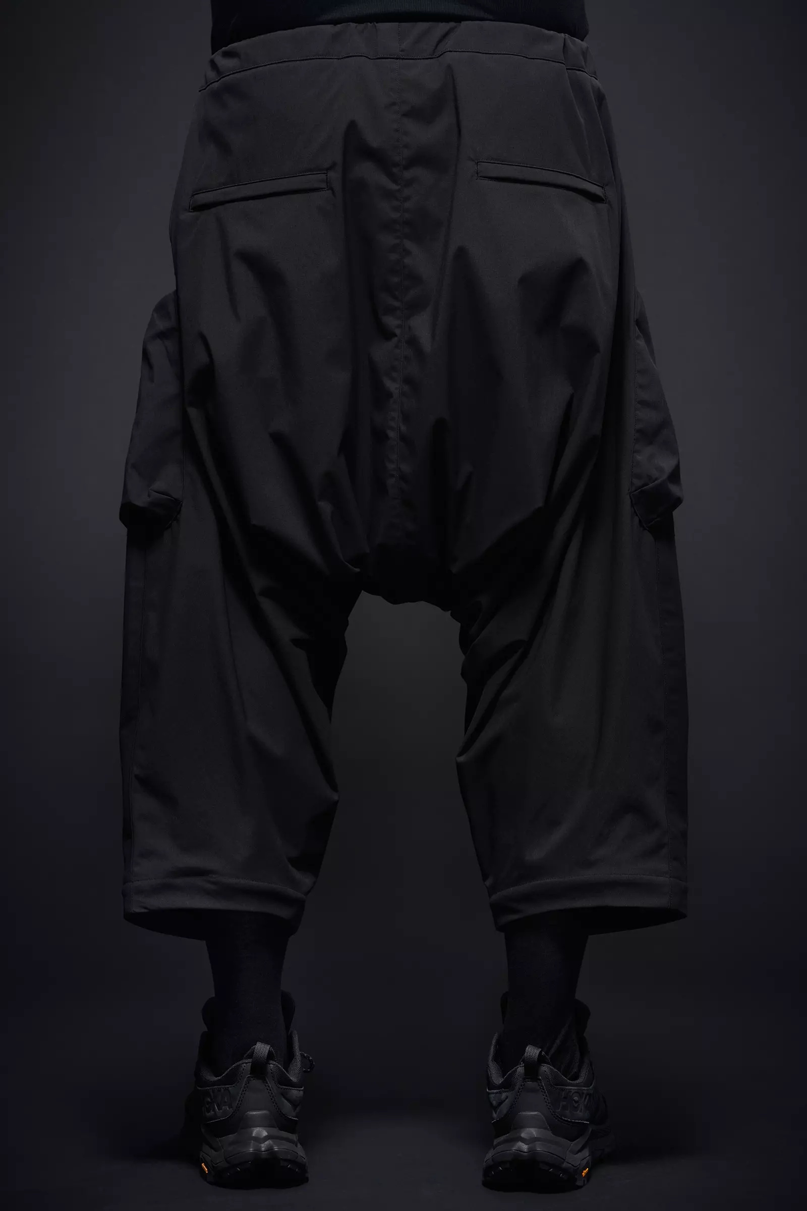 P30A-E Encapsulated Nylon Ultra Wide Web Belt Cargo Trouser Black - 8
