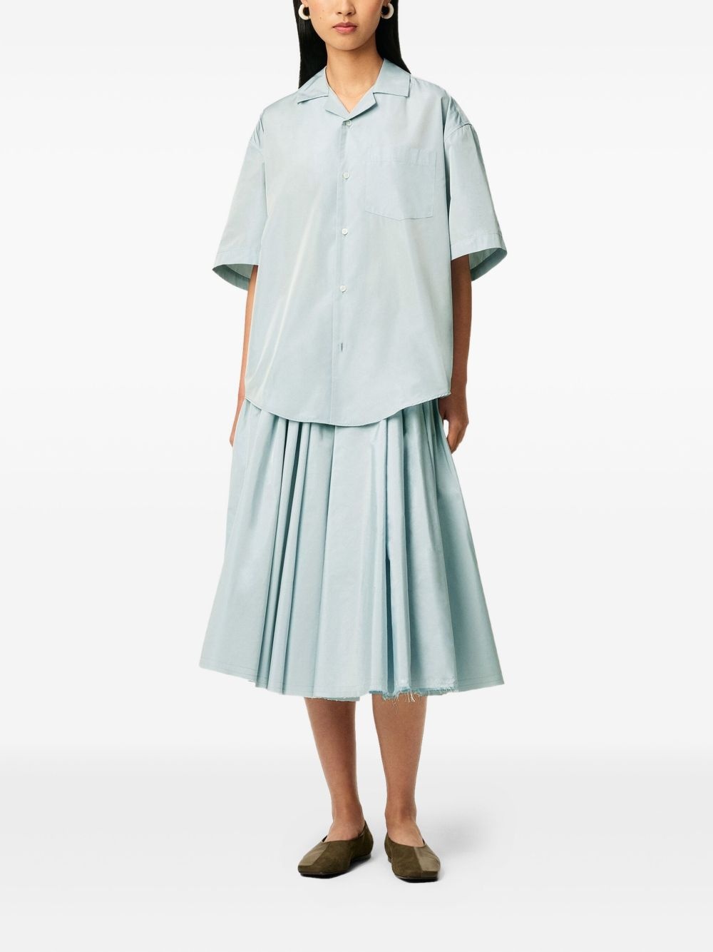 short-sleeve button-up shirt - 4