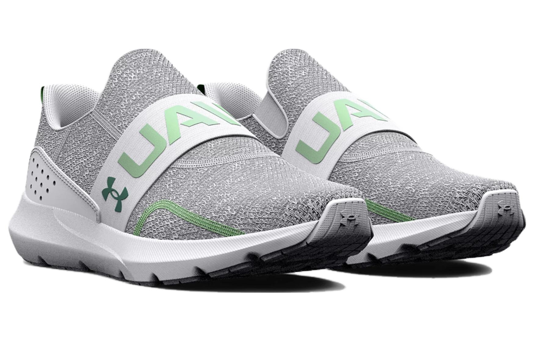 (WMNS) Under Armour Surge 3 Slip Running Shoes 'White Aqua Foam' 3026507-101 - 3