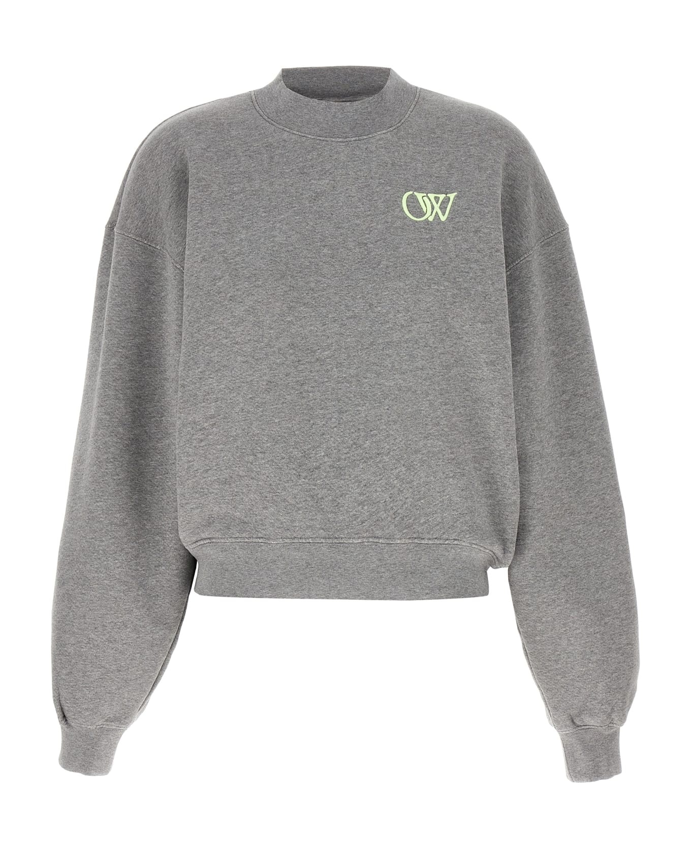 'ow' Embroidered Sweatshirt - 1