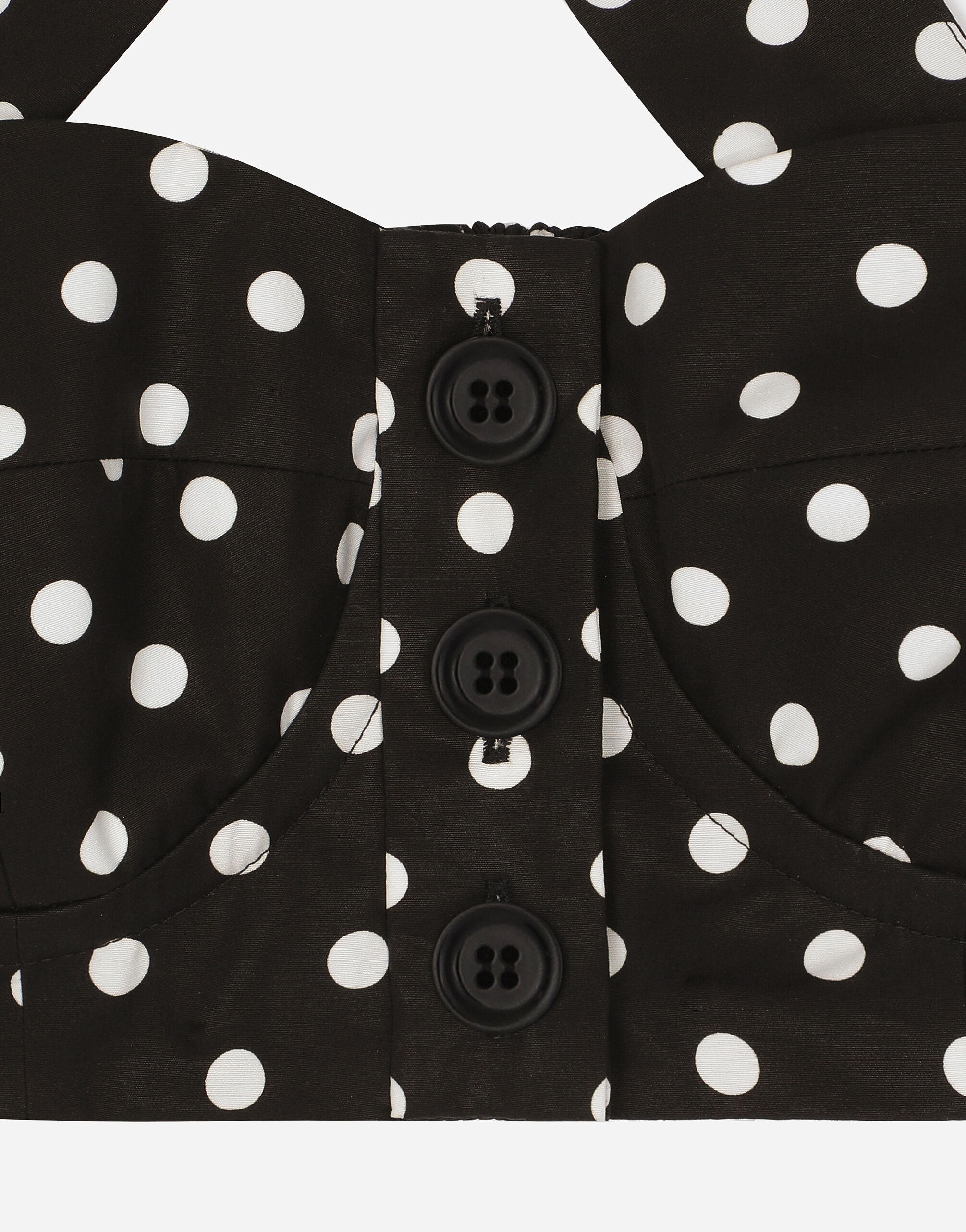 トップス DOLCE&GABBANA Polka Dot Corset Camisole Dolce & Gabbana polka-dot Corset Top | White | FARFETCH