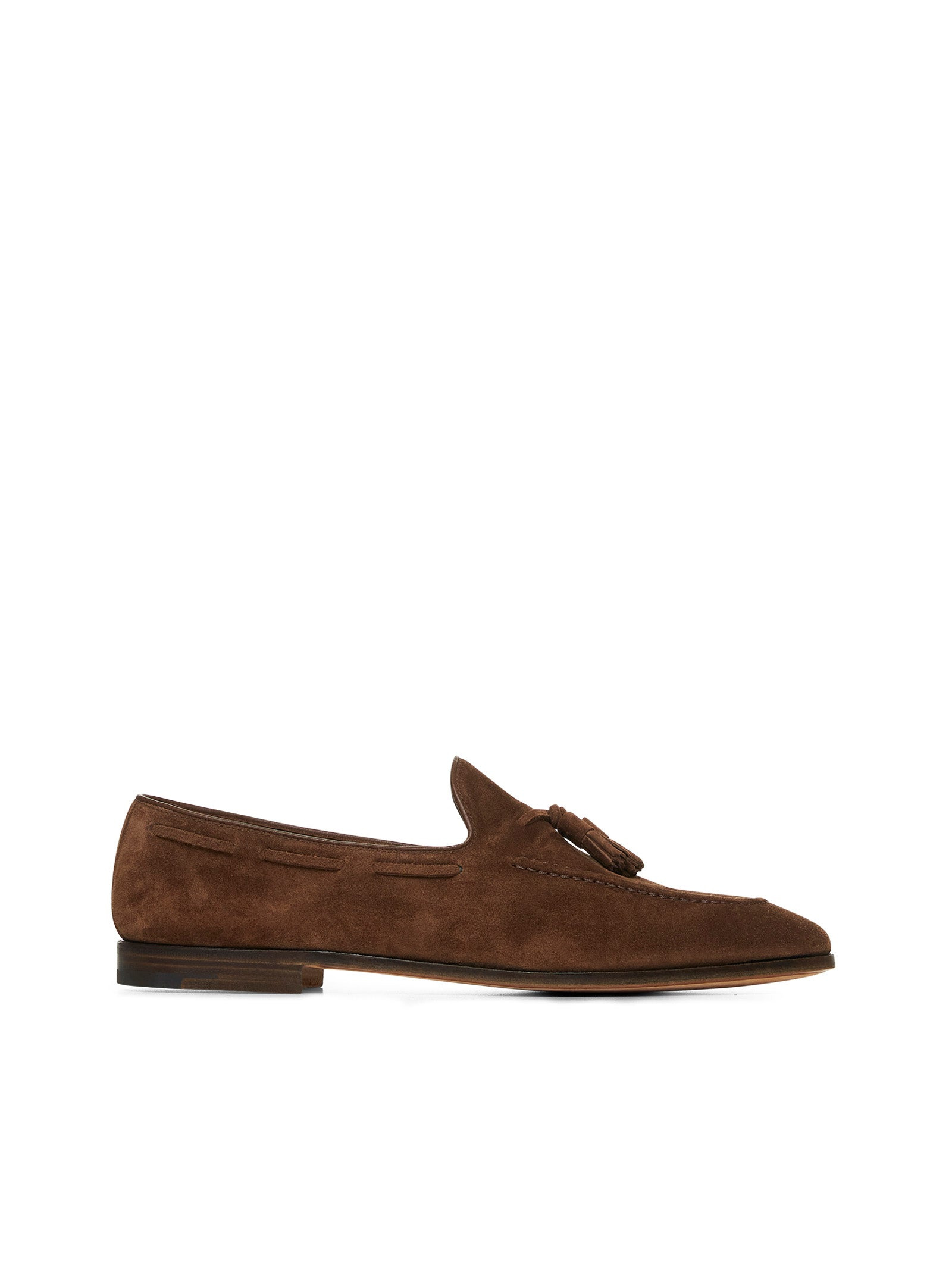 Brown suede Maidstone loafers - 1