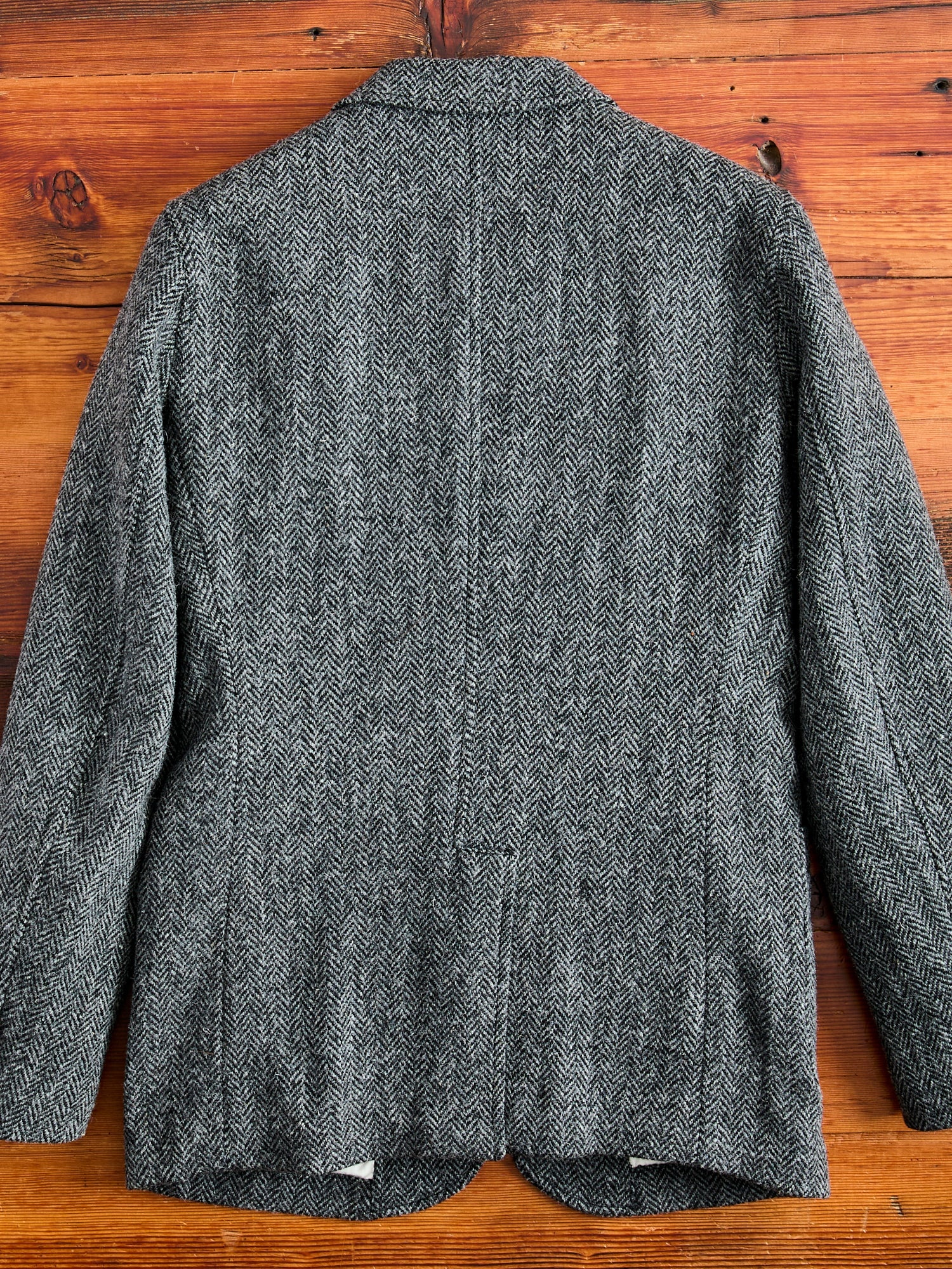 3B Comfort Harris Tweed Jacket in Grey Herringbone - 3