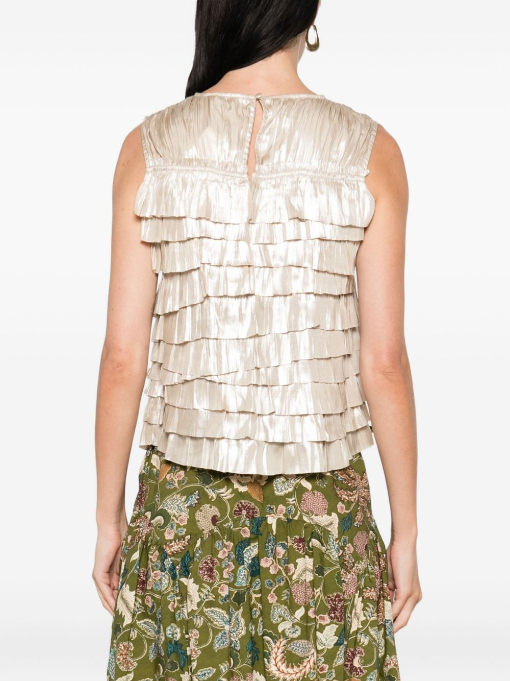 Quinn layered ruffled top - 4