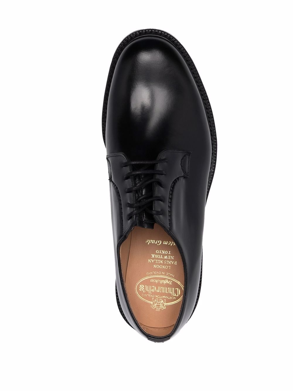 leather derby shoes - 4