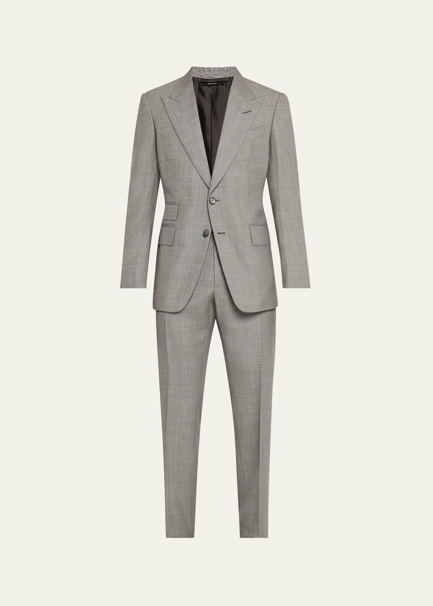 Men's Shelton Sharkskin Slim-Fit Suit - 1