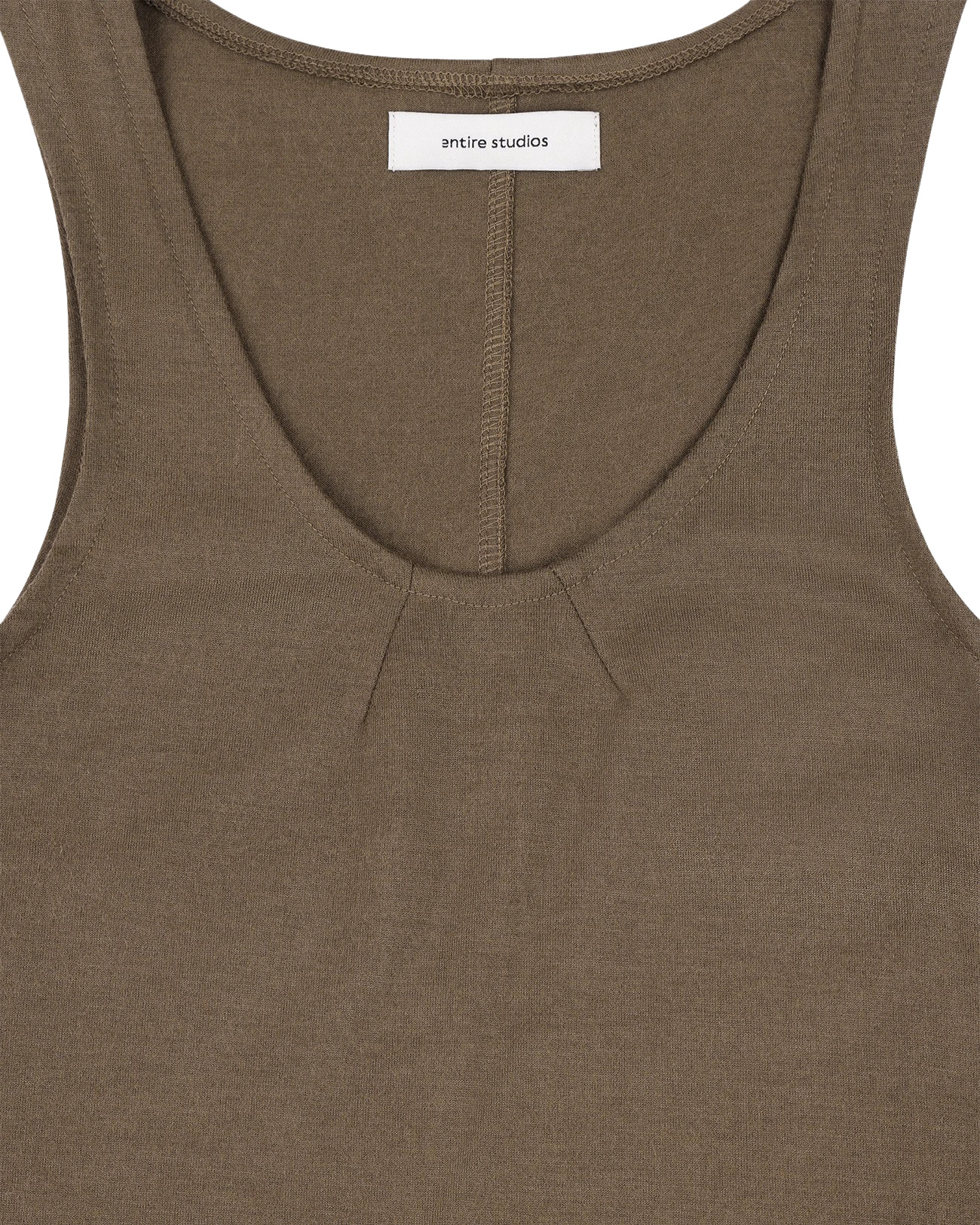 STRETCH WOOL TANK COFFEE - 5