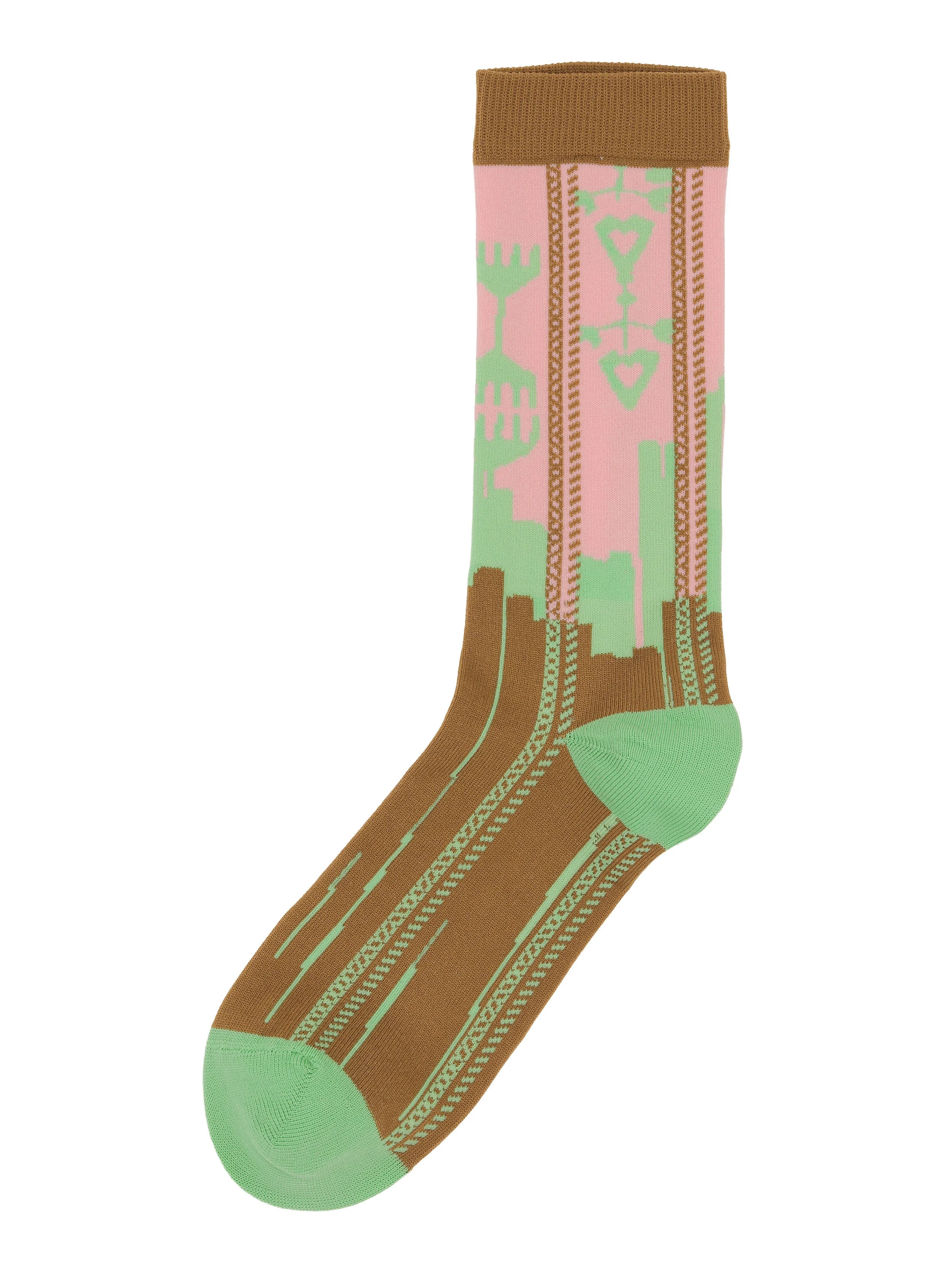 CHARM SOCKS FEMME - BROWN CHARM - 1