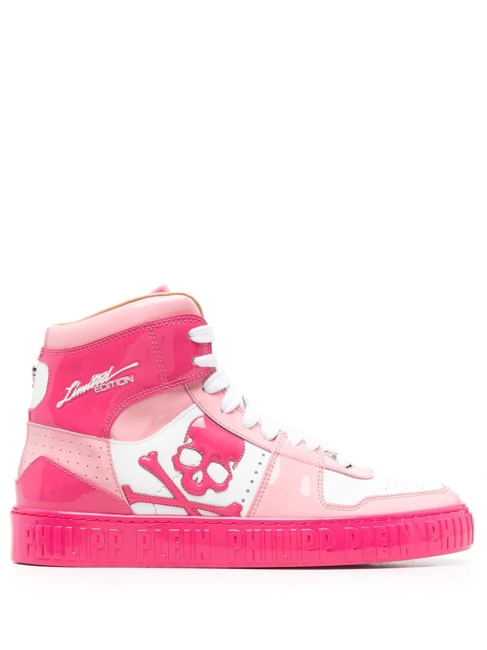 Skull high-top sneakers - 1