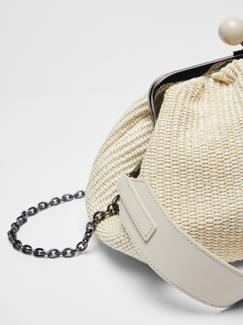 LIVIA Medium raffia Pasticcino Bag 4