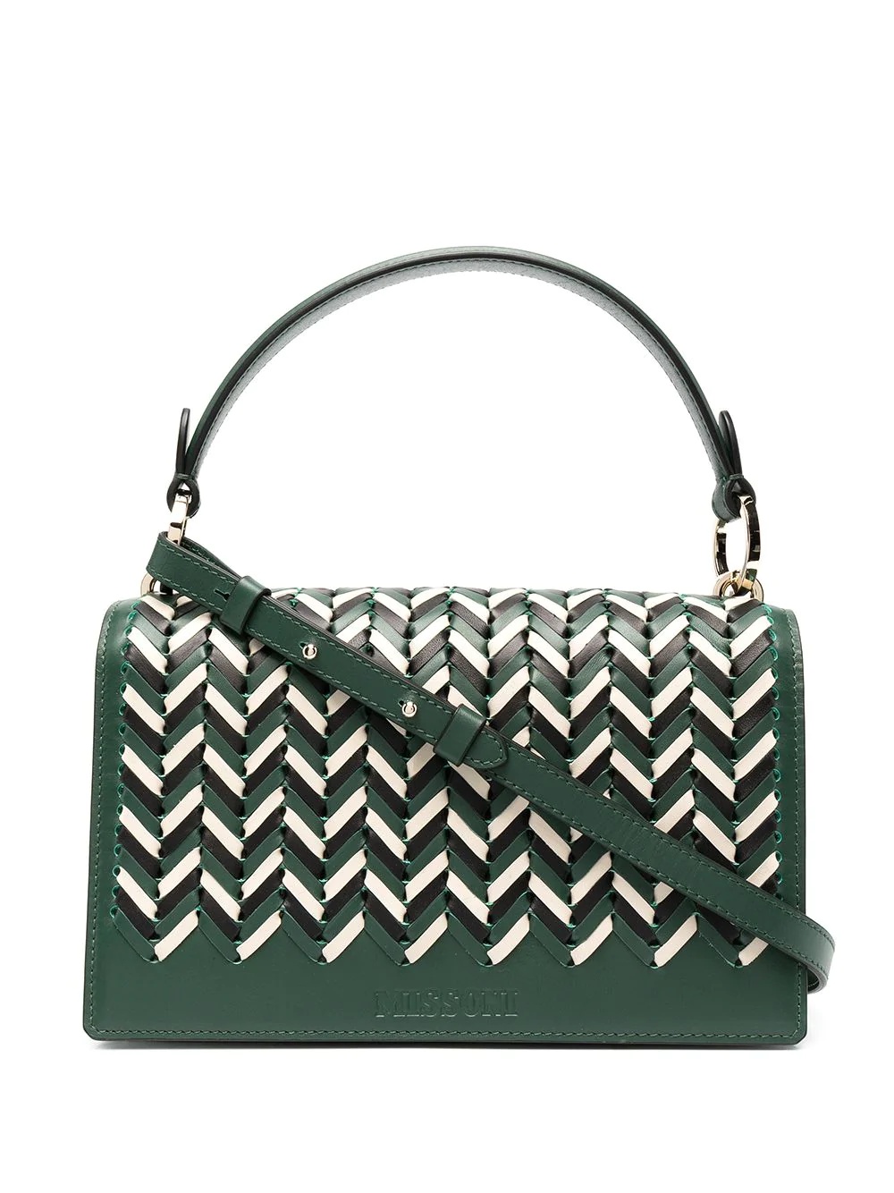 chevron-weave clutch - 1