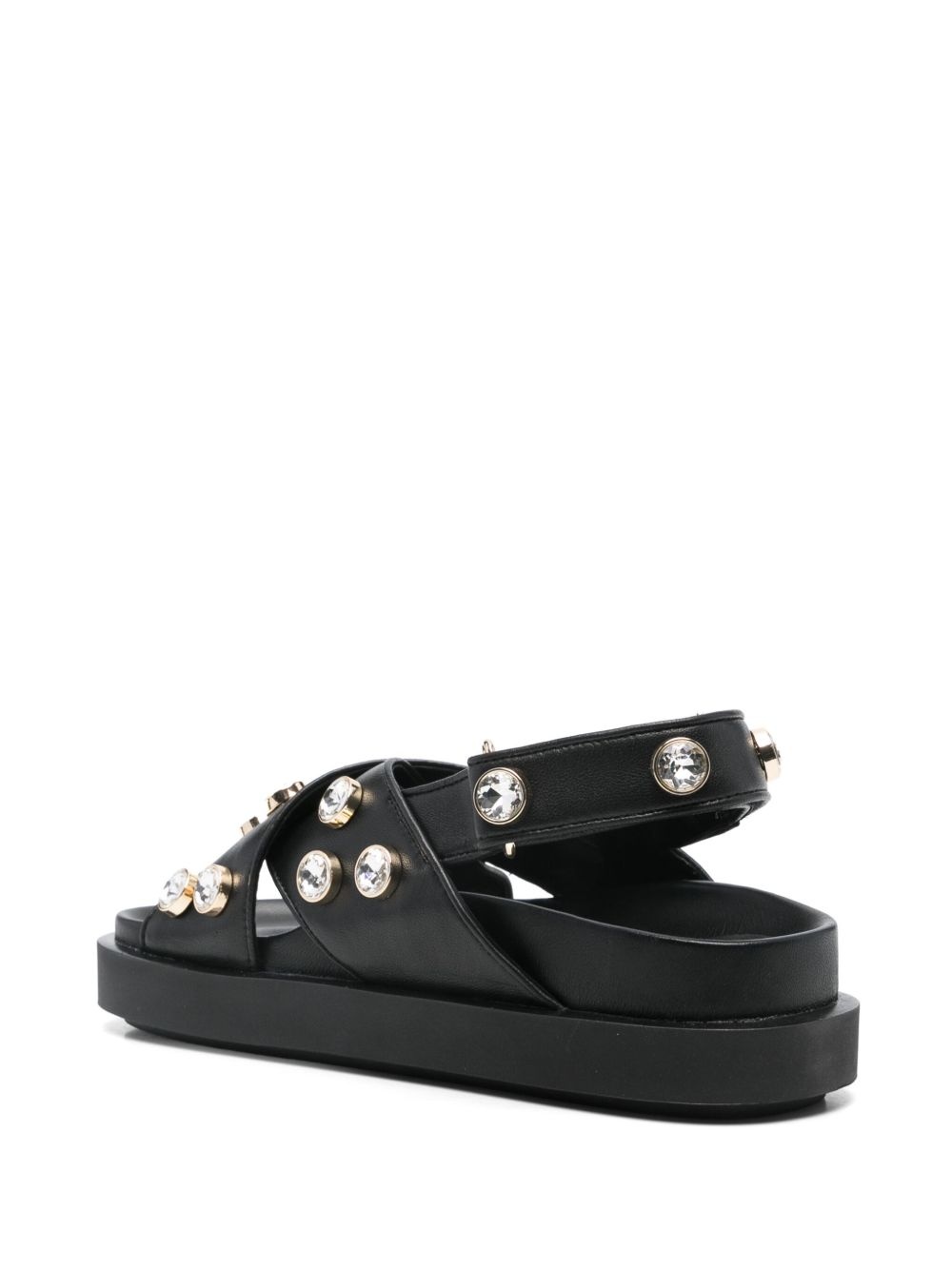 crystal-embellished sandals - 3