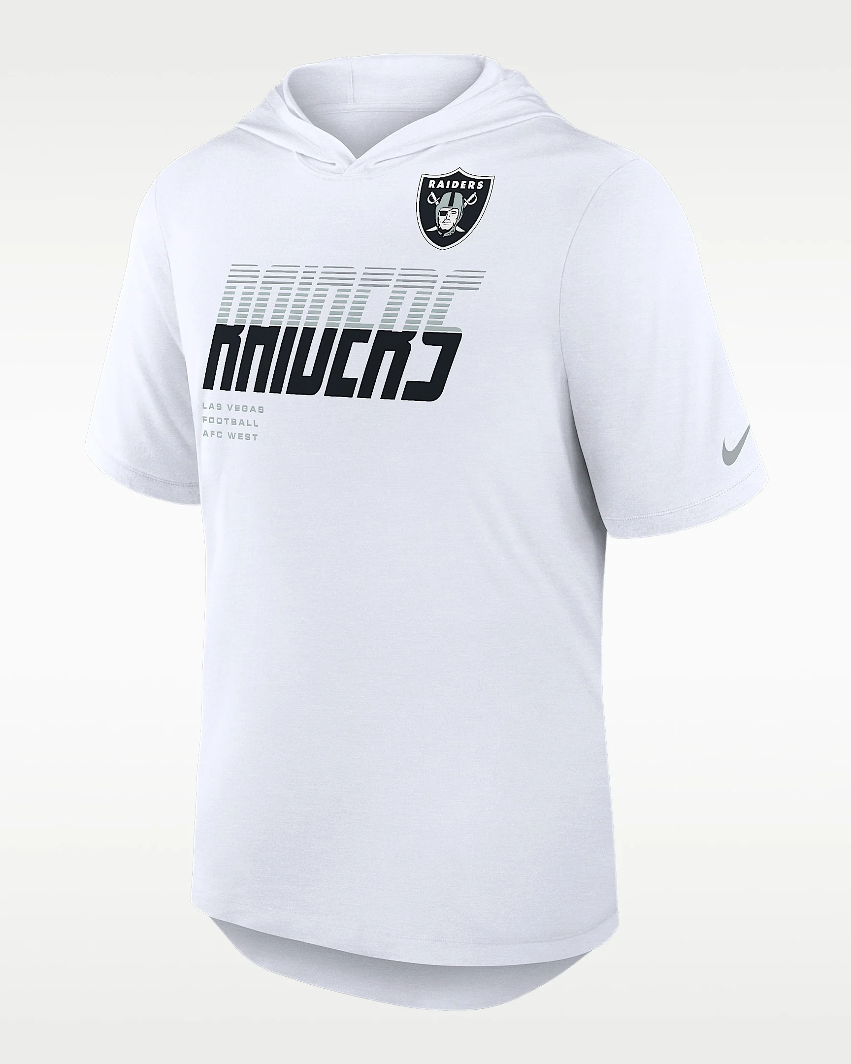 Las Vegas Raiders Men's Nike Dri-FIT NFL Hooded T-Shirt - 1