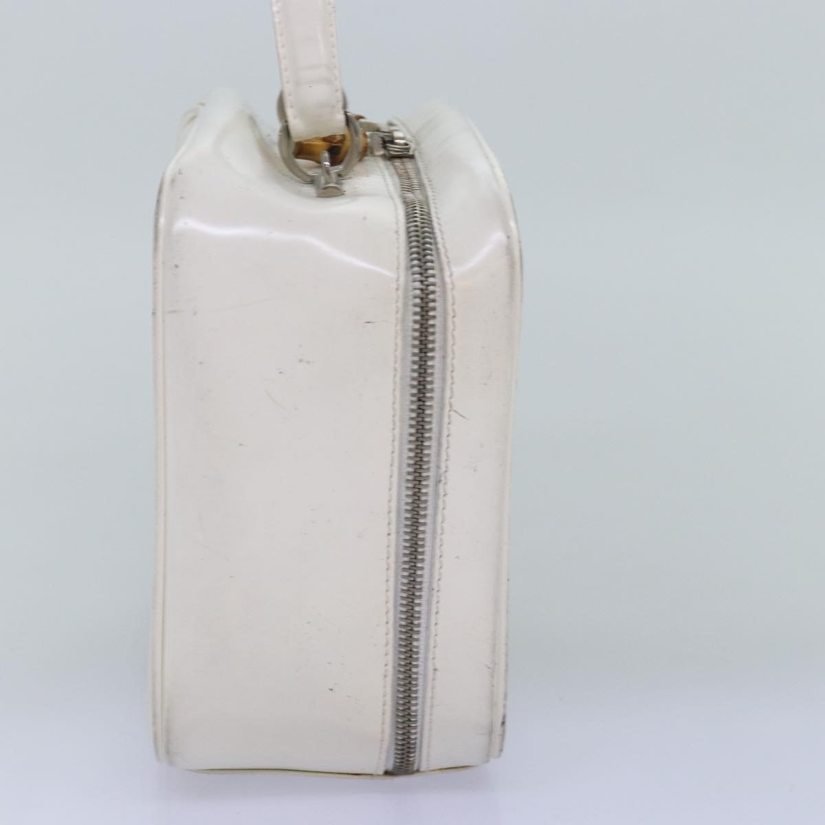 GUCCI Hand Bag Patent Leather White 000 270 000 270 - 4