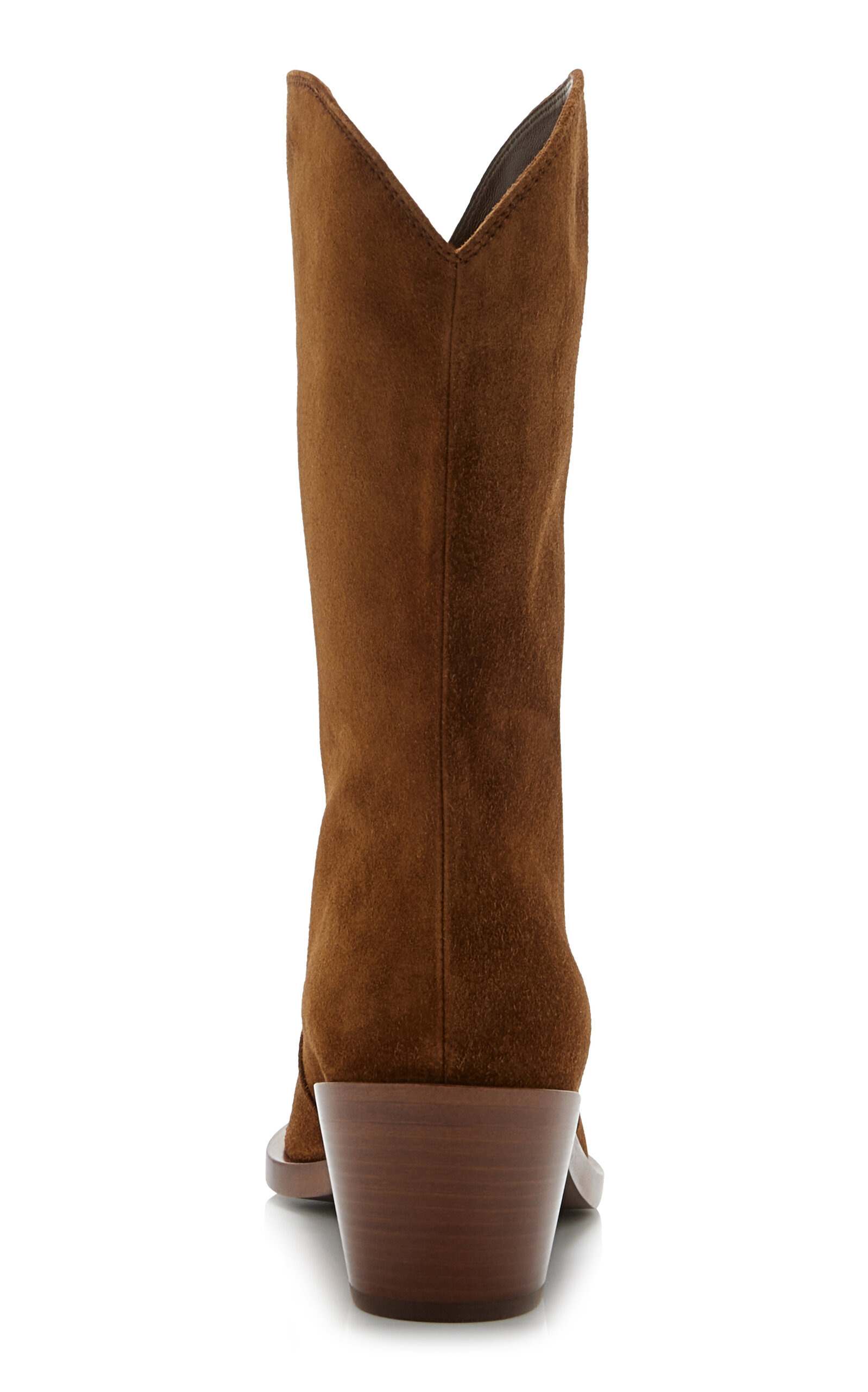 Suede Western Boots tan - 5
