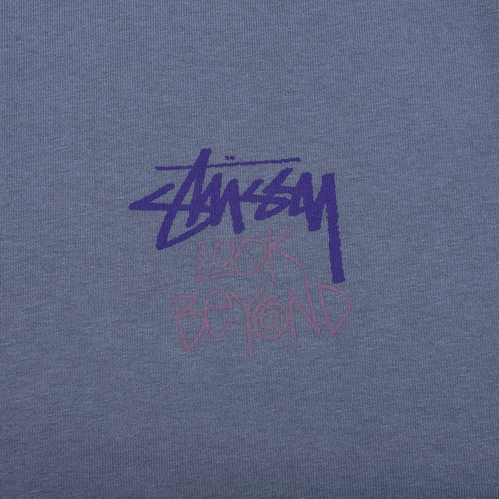 LOOK BEYOND PIGMENT DYED TEE - NAVY - 3