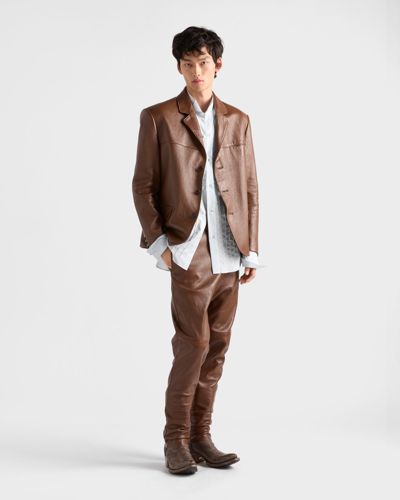 Prada Nappa leather jacket outlook