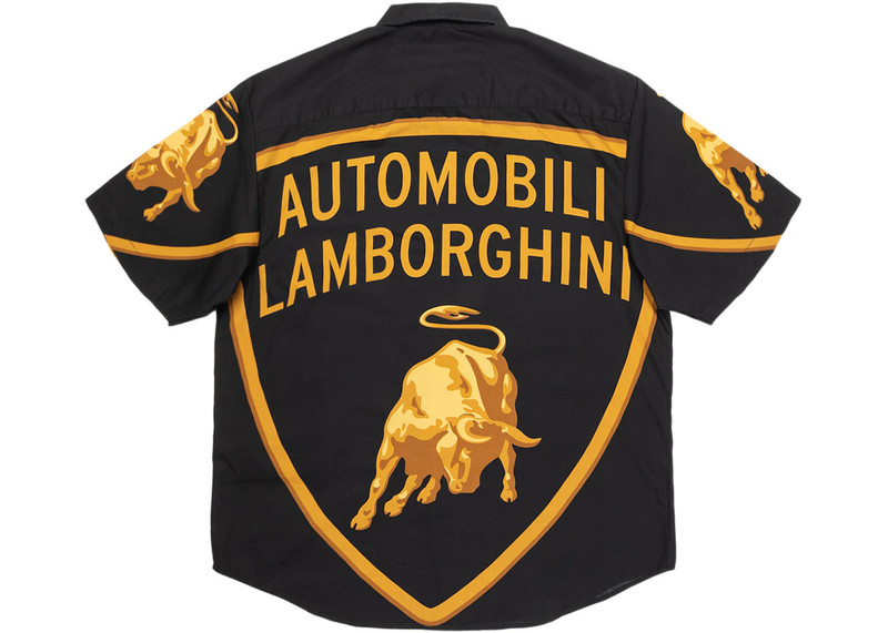 Supreme Supreme Automobili Lamborghini S/S Shirt Black outlook