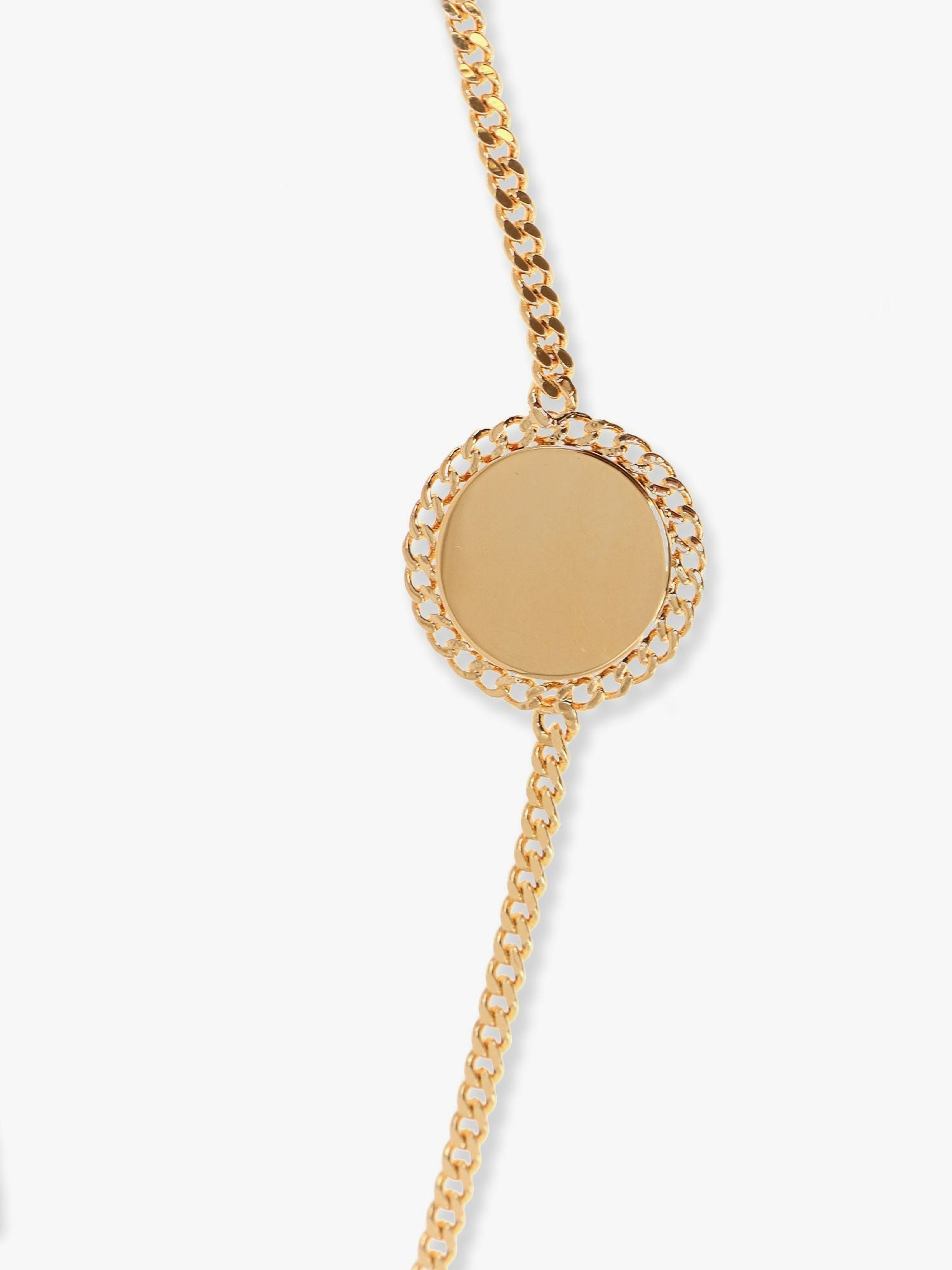 Celine Medaille Sautoir Metal Necklace - 2