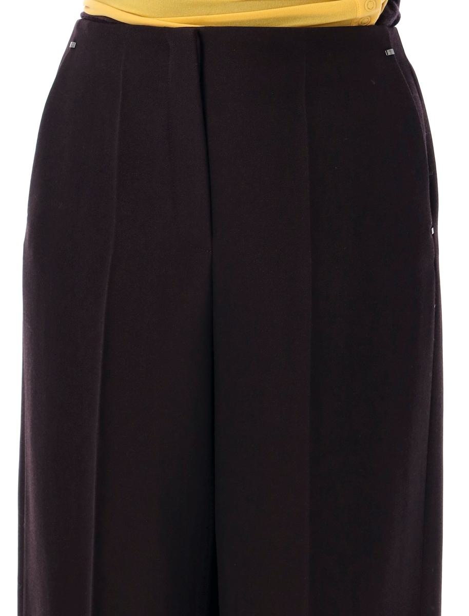 FENDI Fendi Grain De Poudre Wool Trousers | baltini | REVERSIBLE