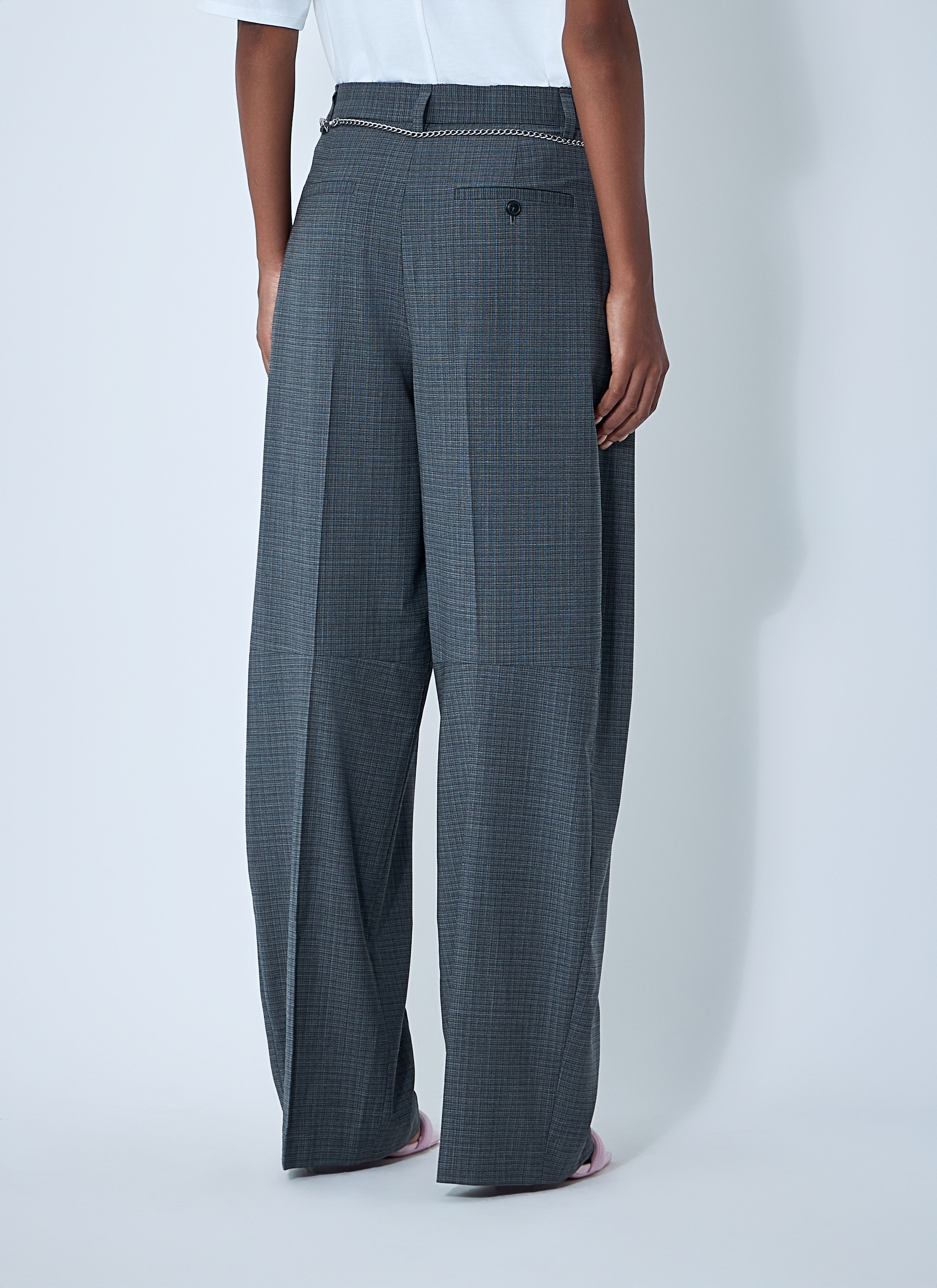 Tailored Wool Pants - 4