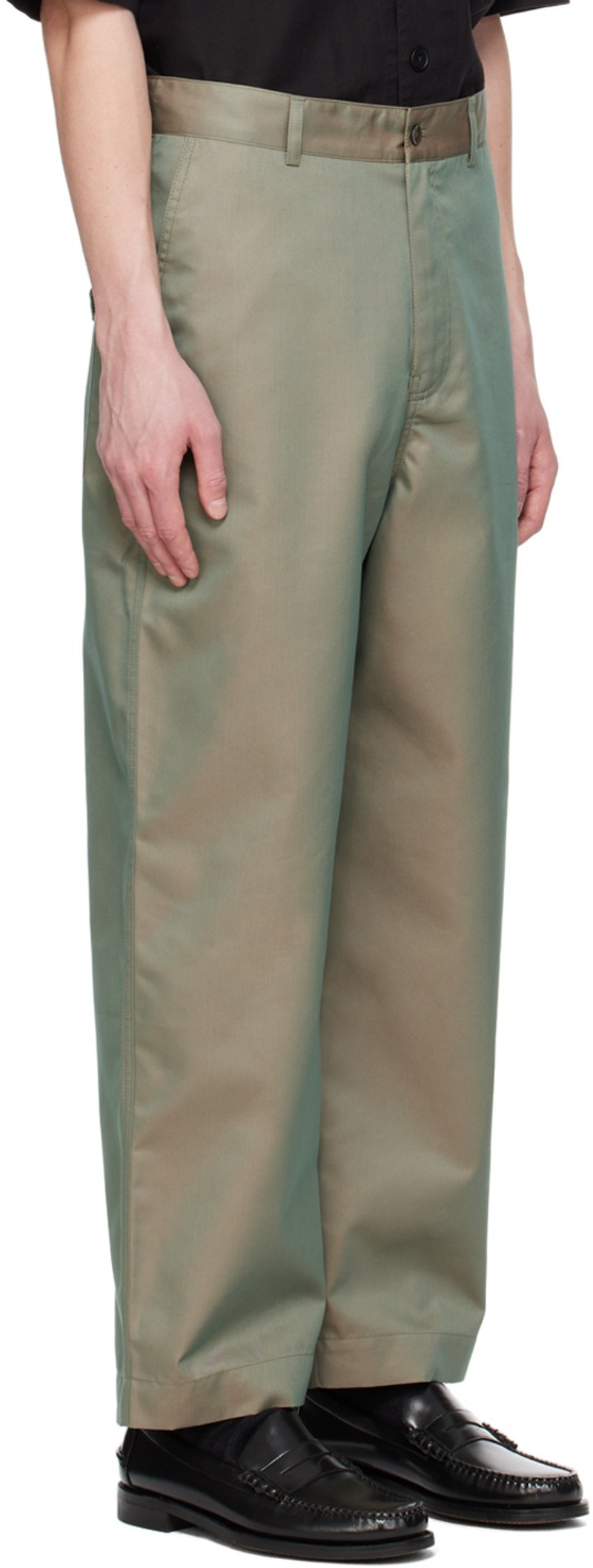 HOPE Green Rank Trousers outlook